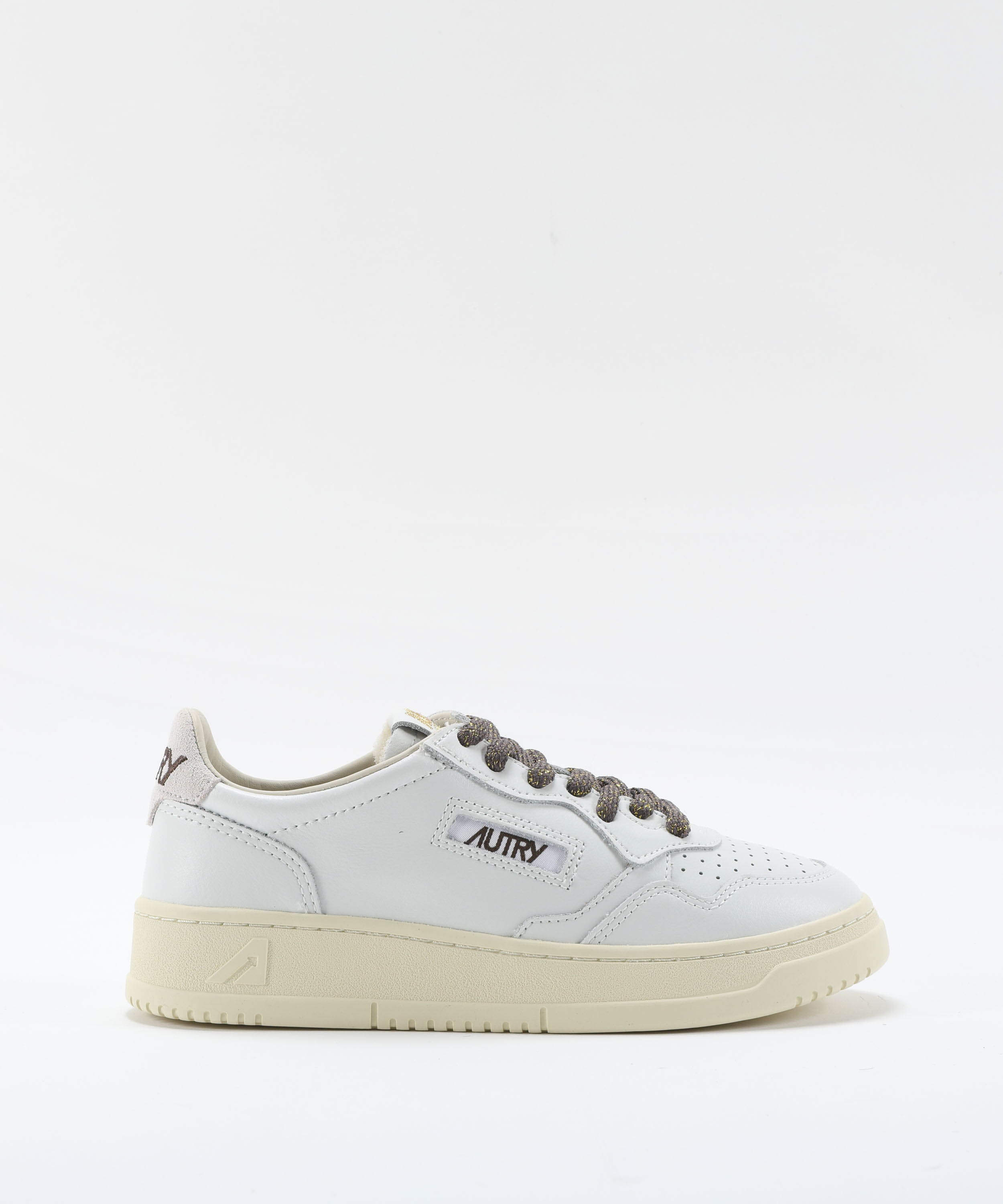 Sneakers AUTRY SNEAKERS MEDALIST LOW IN PELLE BIANCA E DETTAGLI LUREX CHOCOLATE CHIP Multicolor | AUTRY