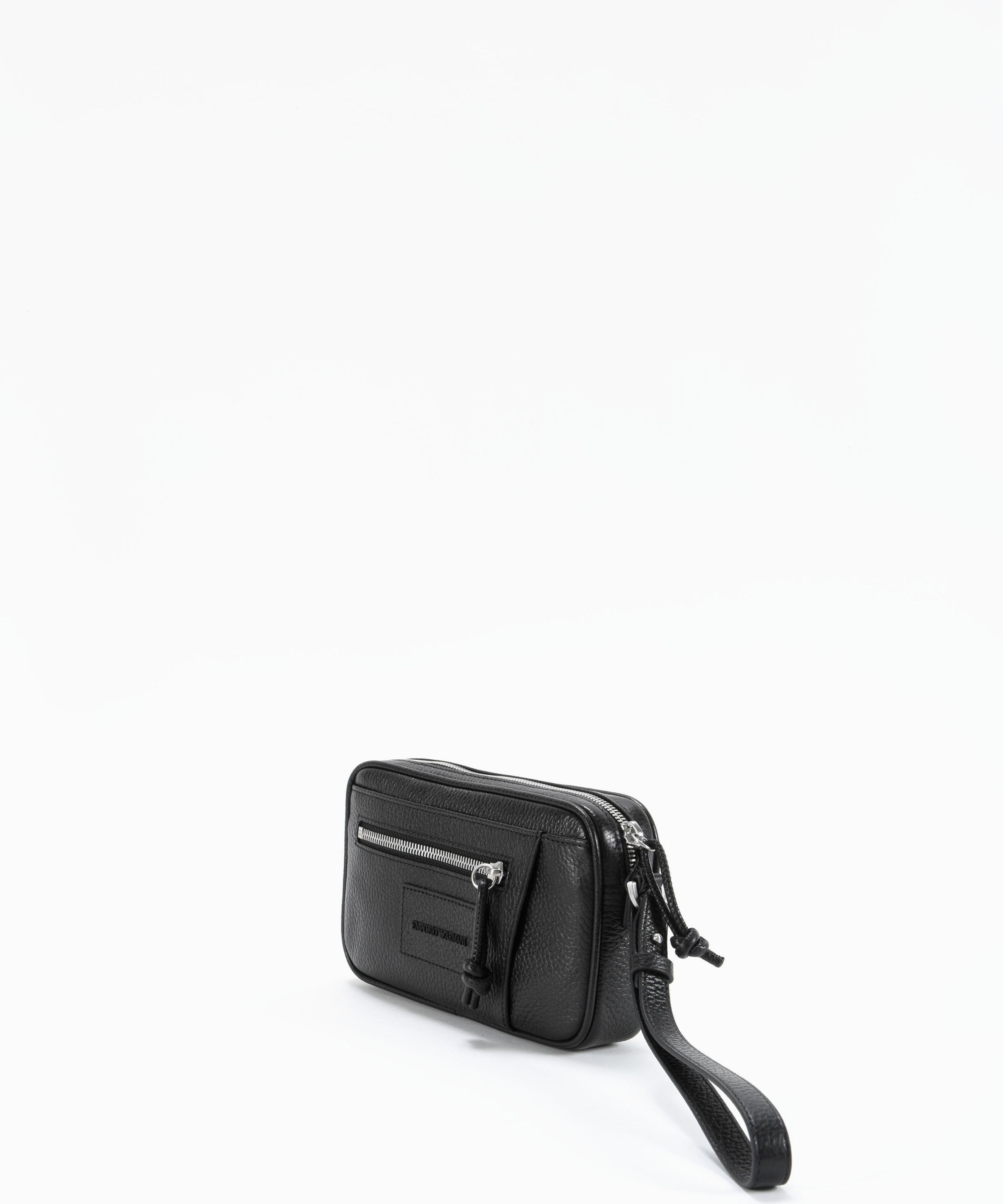 Beauty case EMPORIO ARMANI Beauty in pelle bottalata Nero | EMPORIO ARMANI