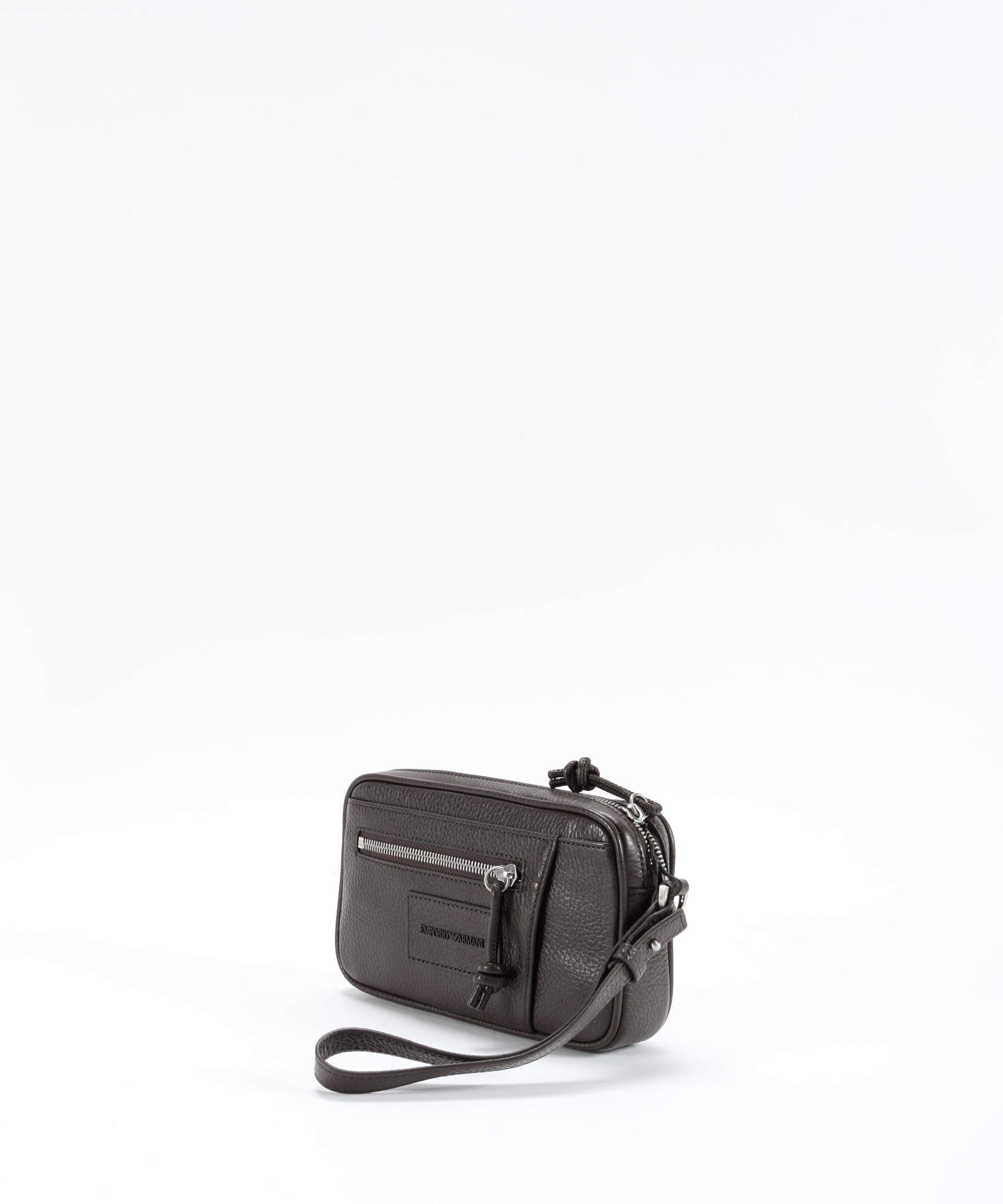 Beauty case EMPORIO ARMANI Beauty in pelle bottalata Marrone | EMPORIO ARMANI
