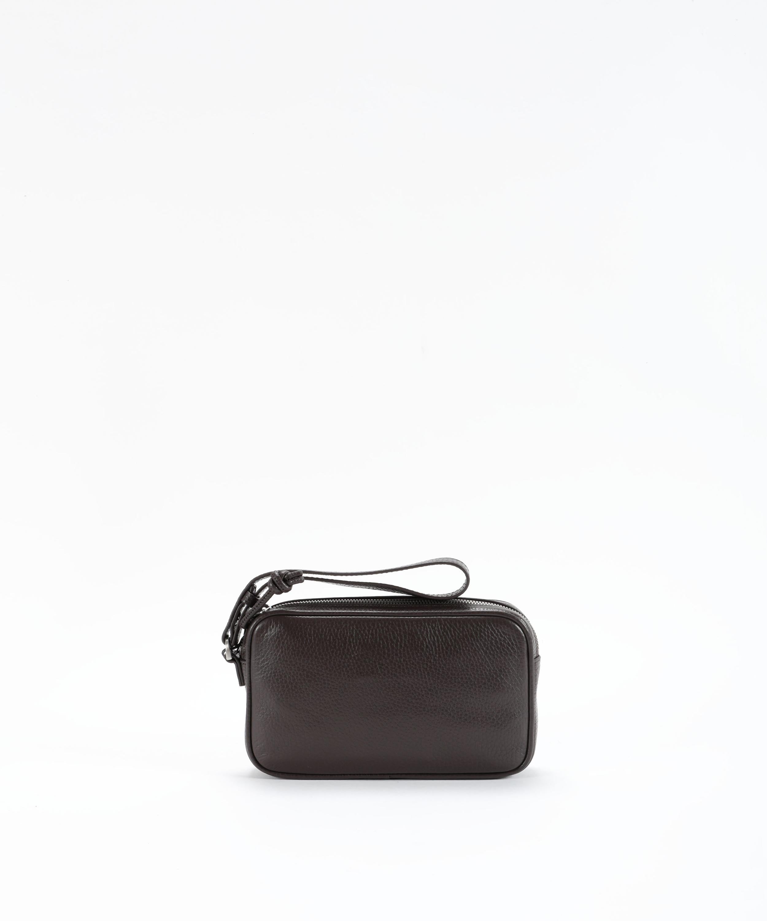 Beauty case EMPORIO ARMANI Beauty in pelle bottalata Marrone | EMPORIO ARMANI