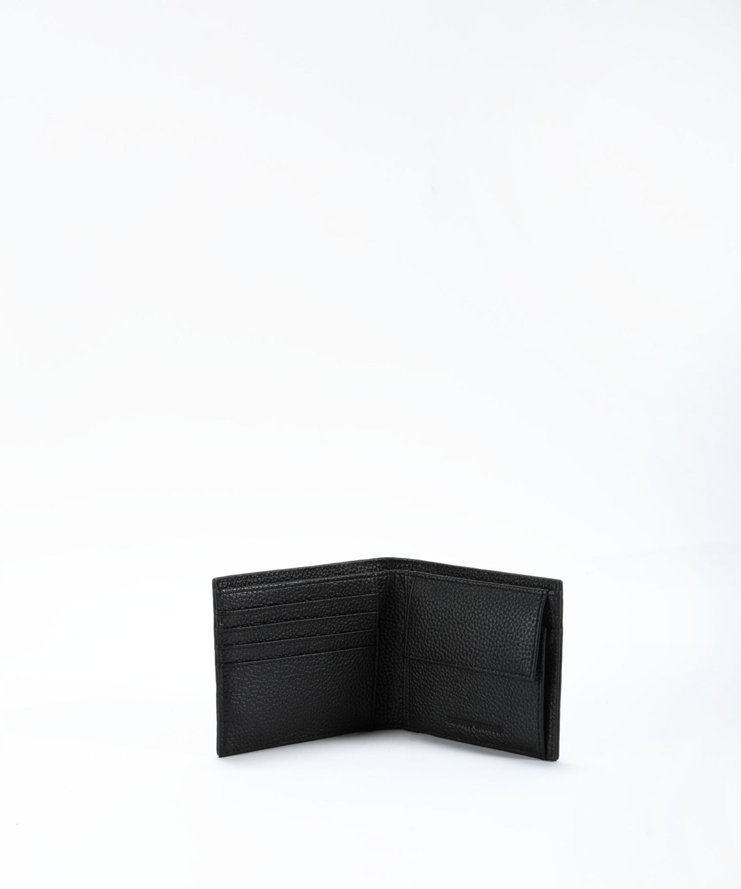 EMPORIO ARMANI Portafoglio coin pocket in pelle embossed eagle all over