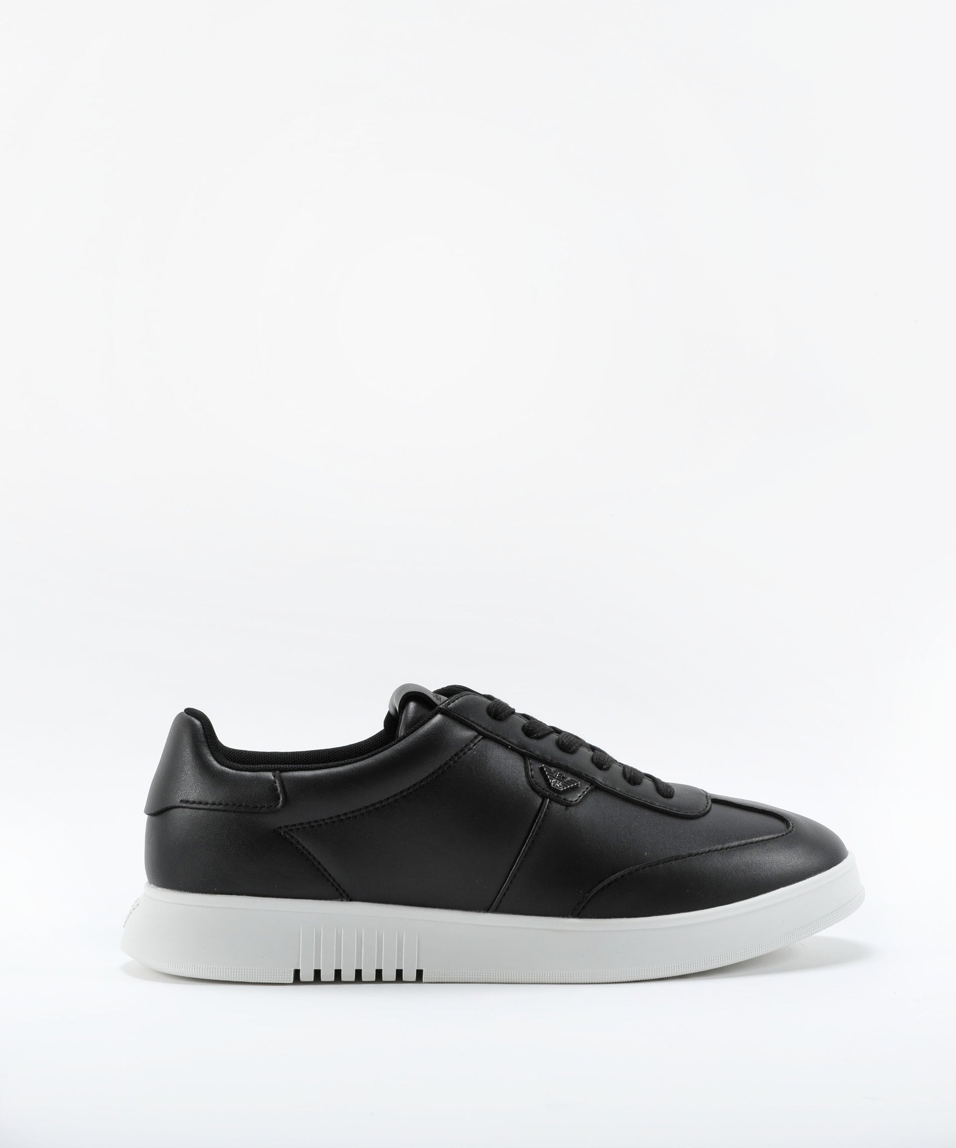 EMPORIO ARMANI Sneakers in pelle con placchetta aquila