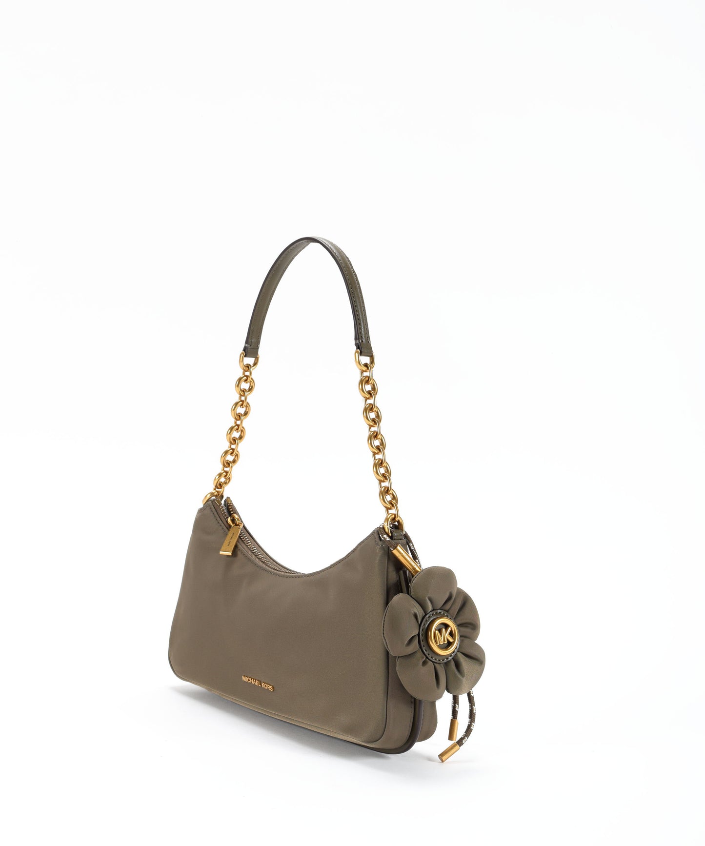 MICHAEL KORS Pochette Nolita media in nylon con catena