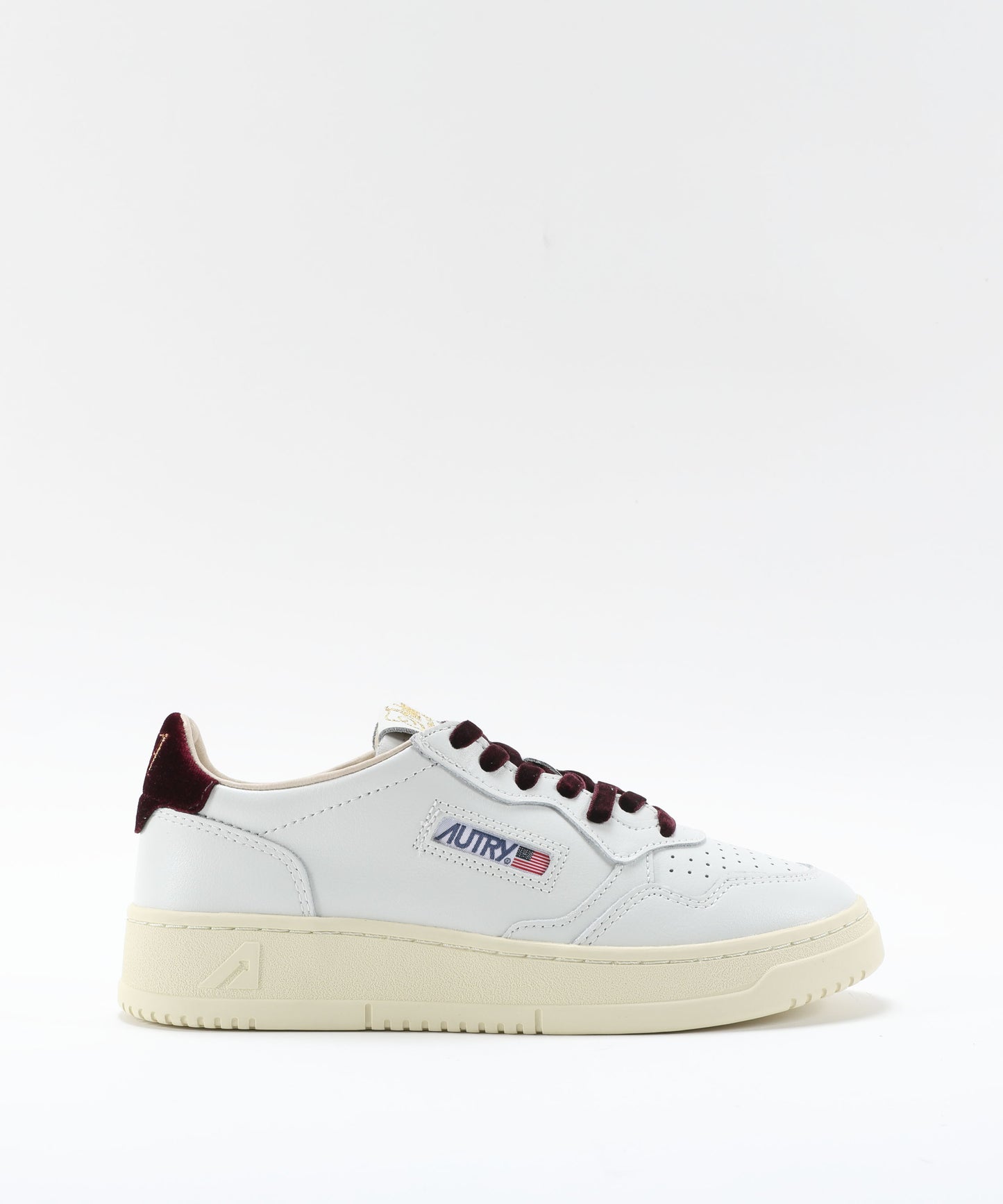AUTRY MEDAGLIA AUTRY SNEAKERS FEMMINILI IN PELLE VIOLA BIANCA
