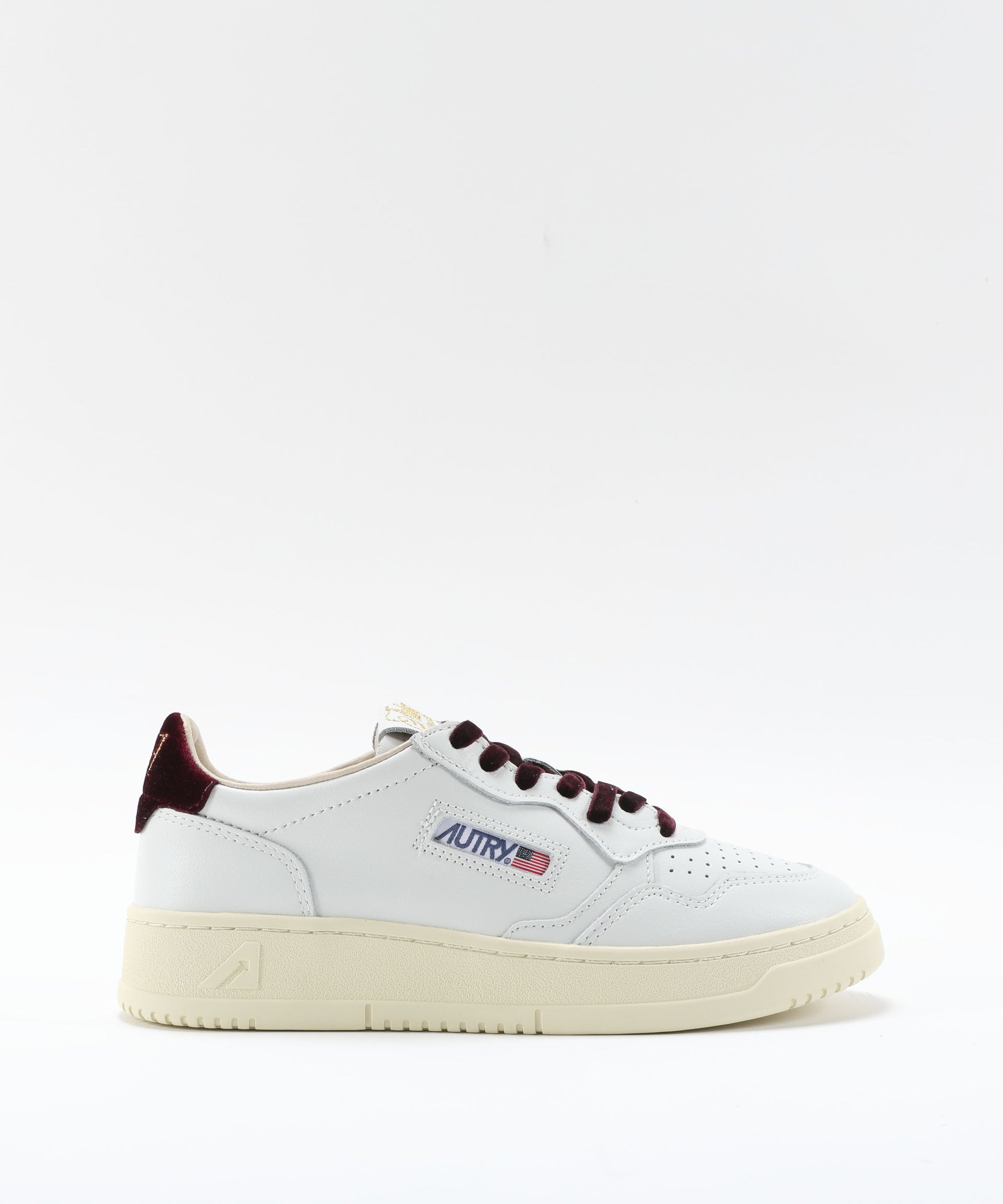 AUTRY MEDAGLIA AUTRY SNEAKERS FEMMINILI IN PELLE VIOLA BIANCA