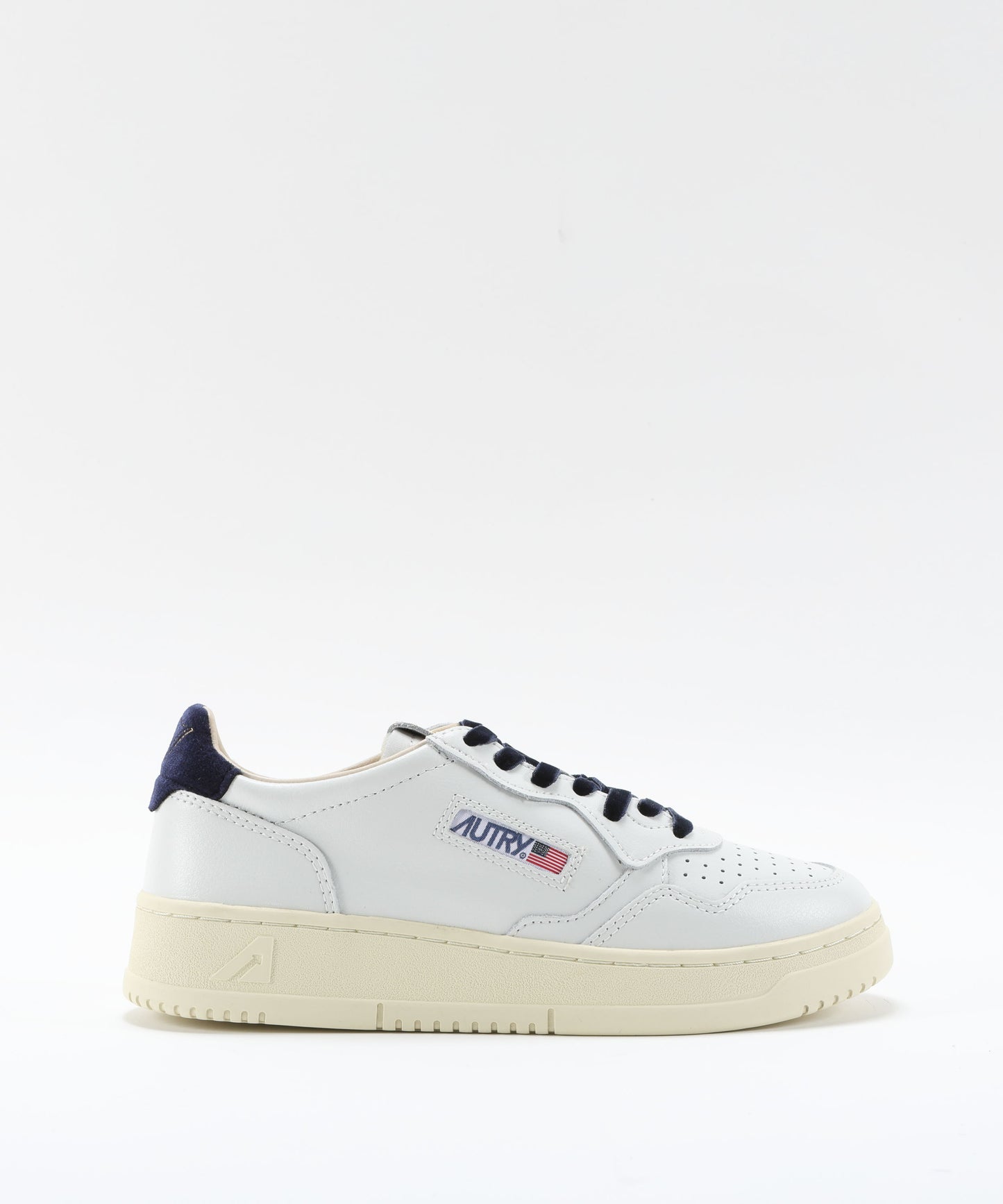 AUTRY MEDAGLIA AUTRY SNEAKERS FEMMINILI IN PELLE  BIANCA E BLU