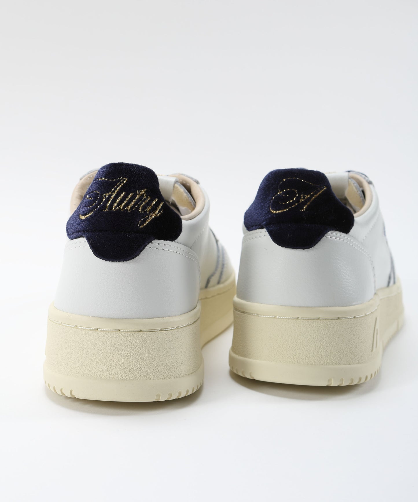 AUTRY MEDAGLIA AUTRY SNEAKERS FEMMINILI IN PELLE  BIANCA E BLU