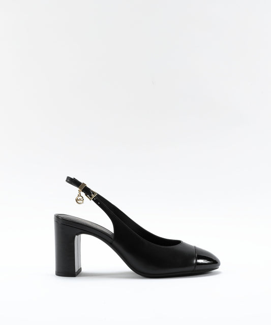 Chanel MICHAEL KORS Chanel Leather Shoes with Patent Toe Cap Nero | MICHAEL KORS