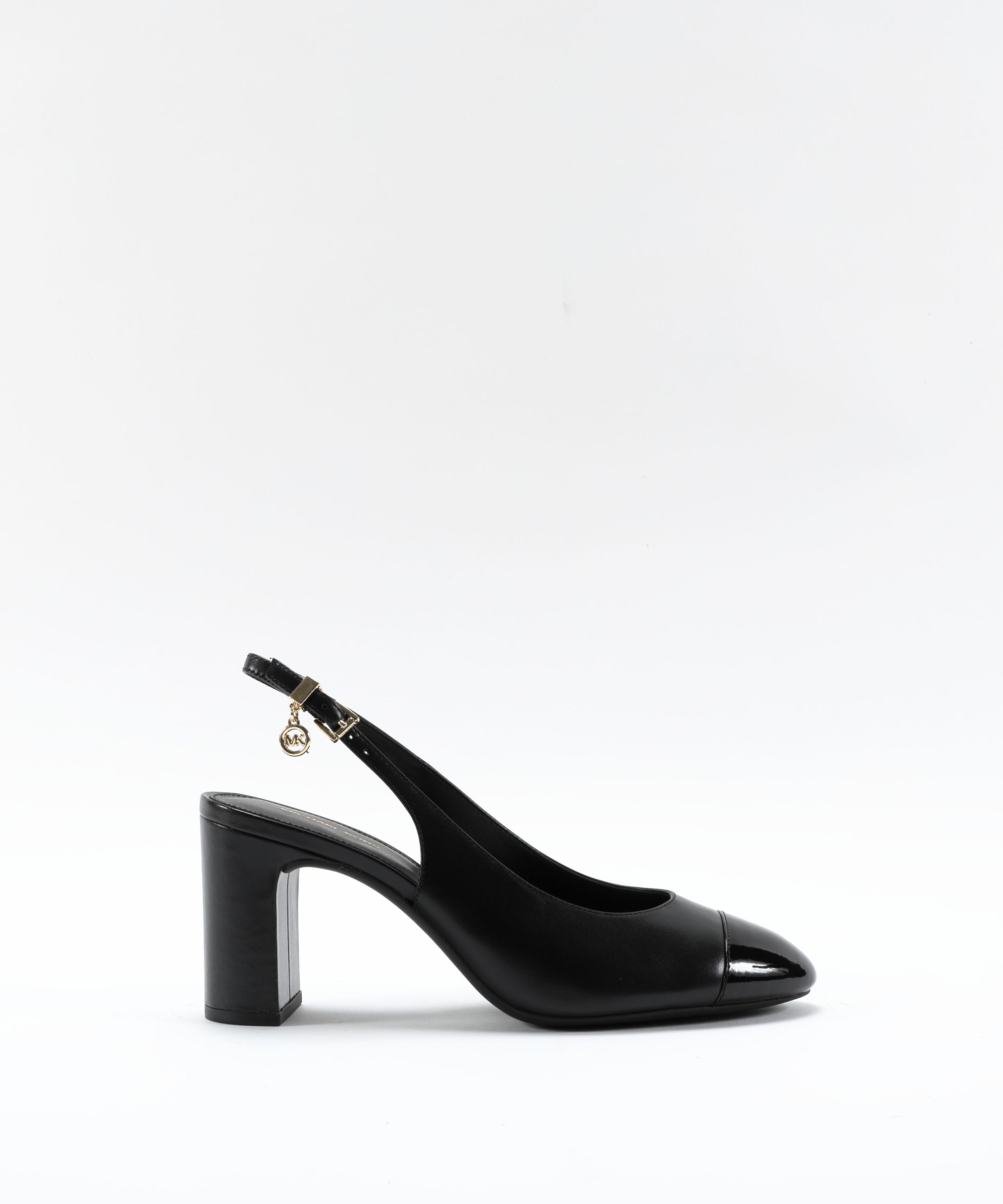 Chanel MICHAEL KORS Chanel Leather Shoes with Patent Toe Cap Nero | MICHAEL KORS