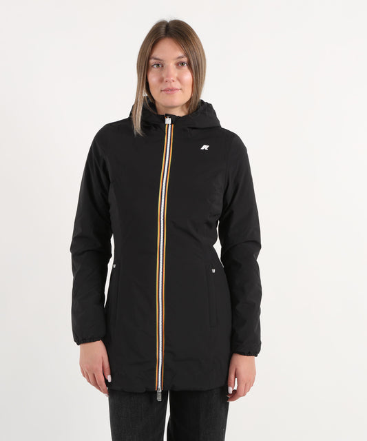 Giacche K-WAY denise st warm double Nero/blu | K-WAY
