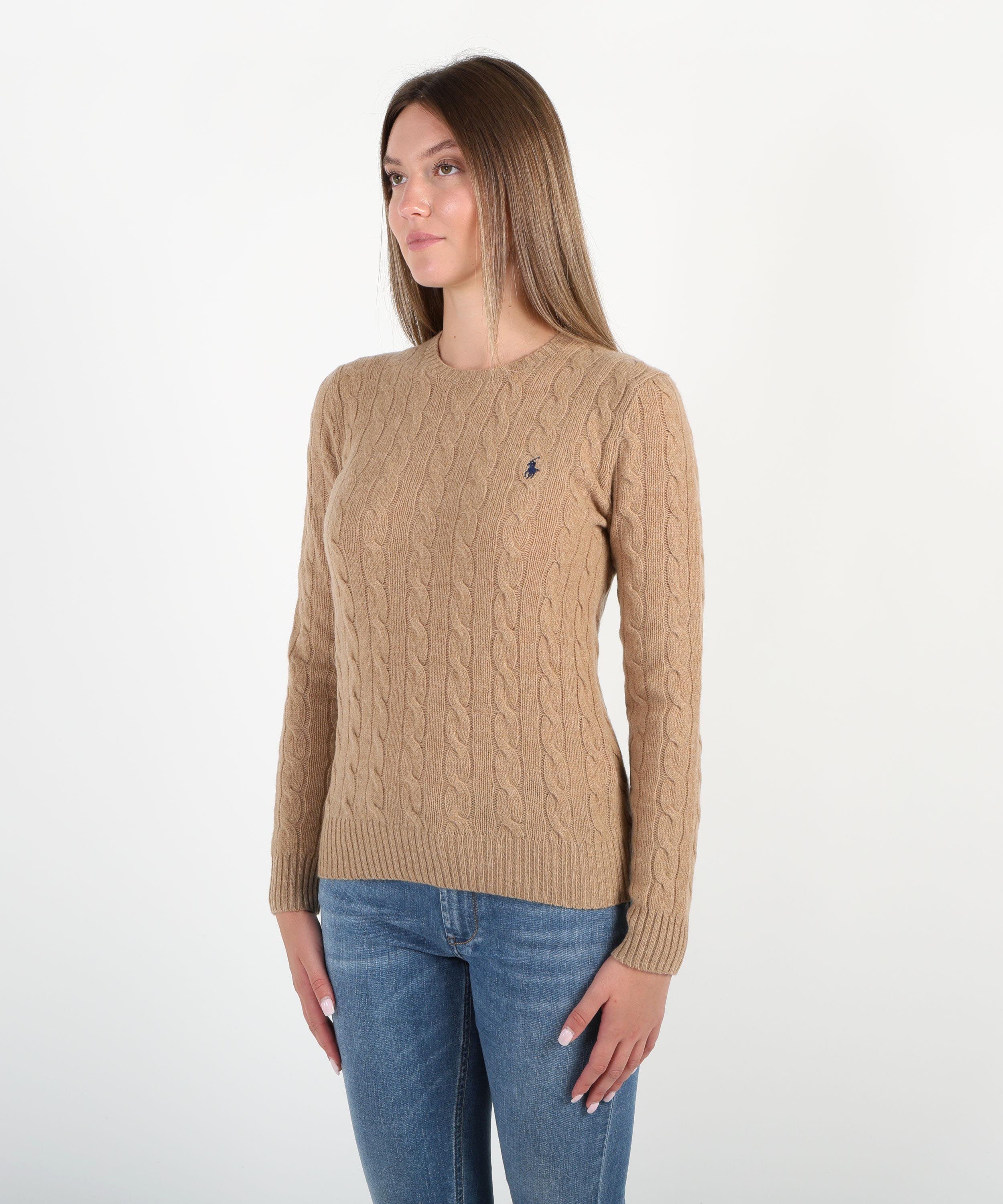 Pullover POLO RALPH LAUREN Pullover a treccia Cammello | POLO RALPH LAUREN