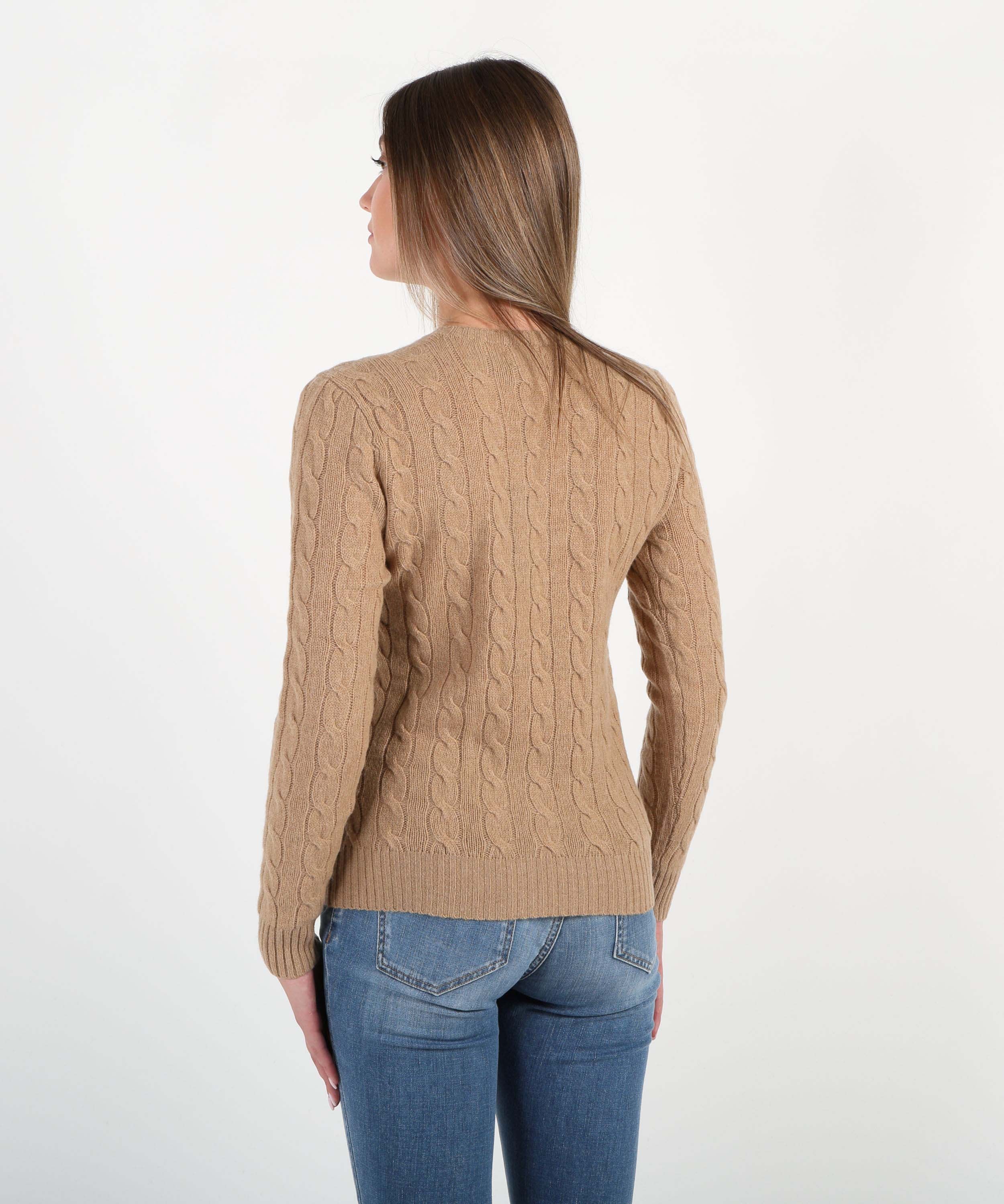 Pullover POLO RALPH LAUREN Pullover a treccia Cammello | POLO RALPH LAUREN