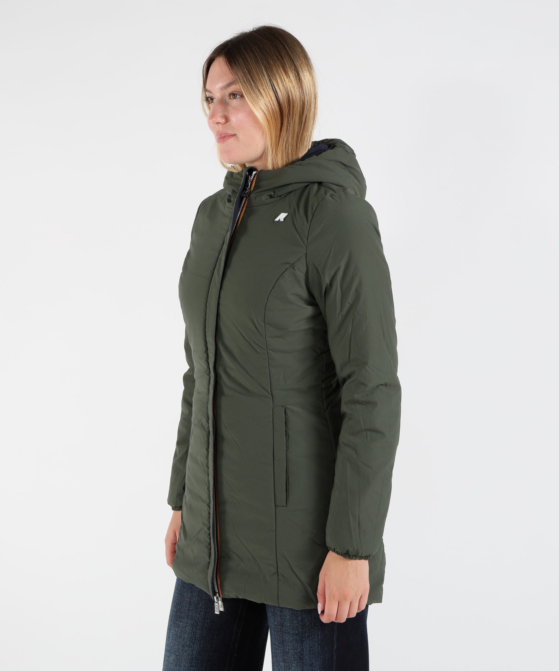 Jackets K-WAY  denise st warm double Blu/verde | K-WAY