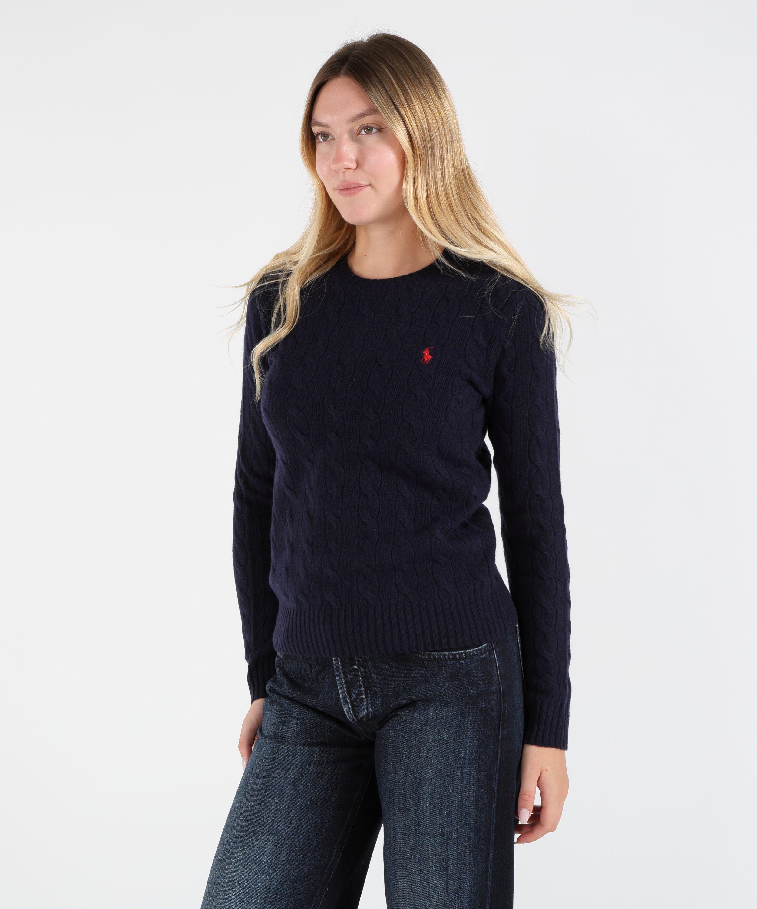 Pullover POLO RALPH LAUREN Pullover a treccia Navy | POLO RALPH LAUREN