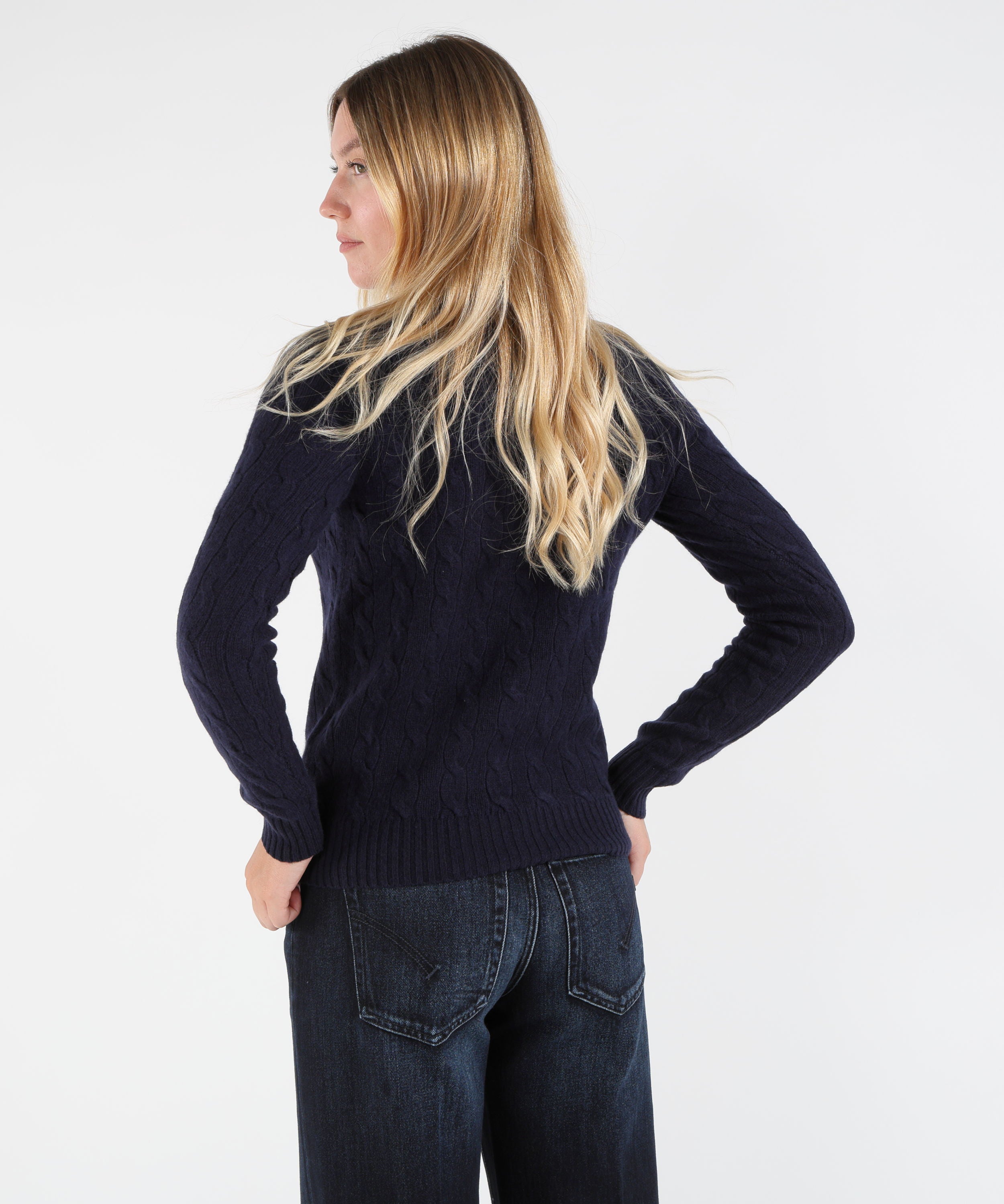 Pullover POLO RALPH LAUREN Pullover a treccia Navy | POLO RALPH LAUREN
