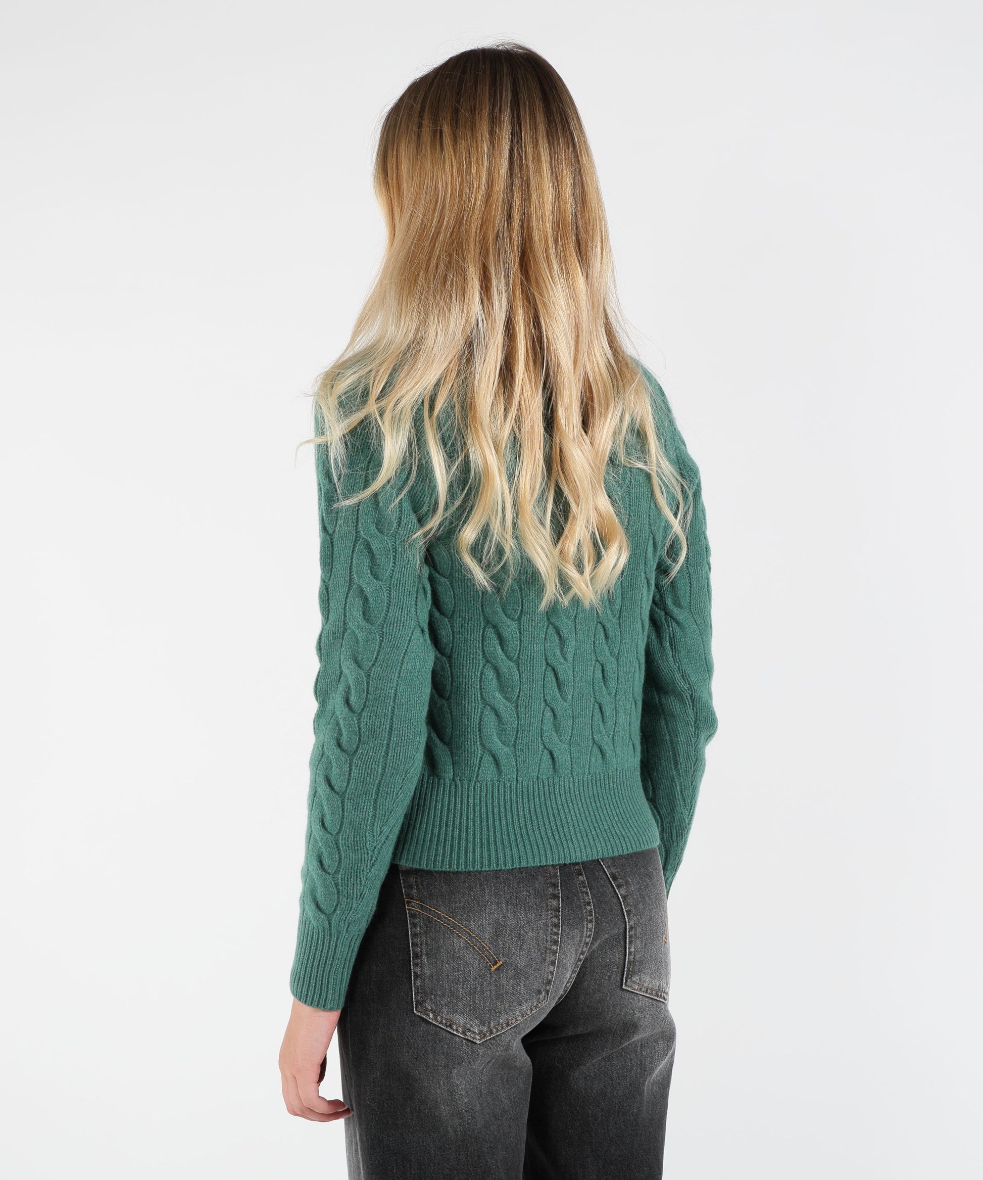 Cardigans POLO RALPH LAUREN Cable Knit Cardigan Verde | POLO RALPH LAUREN