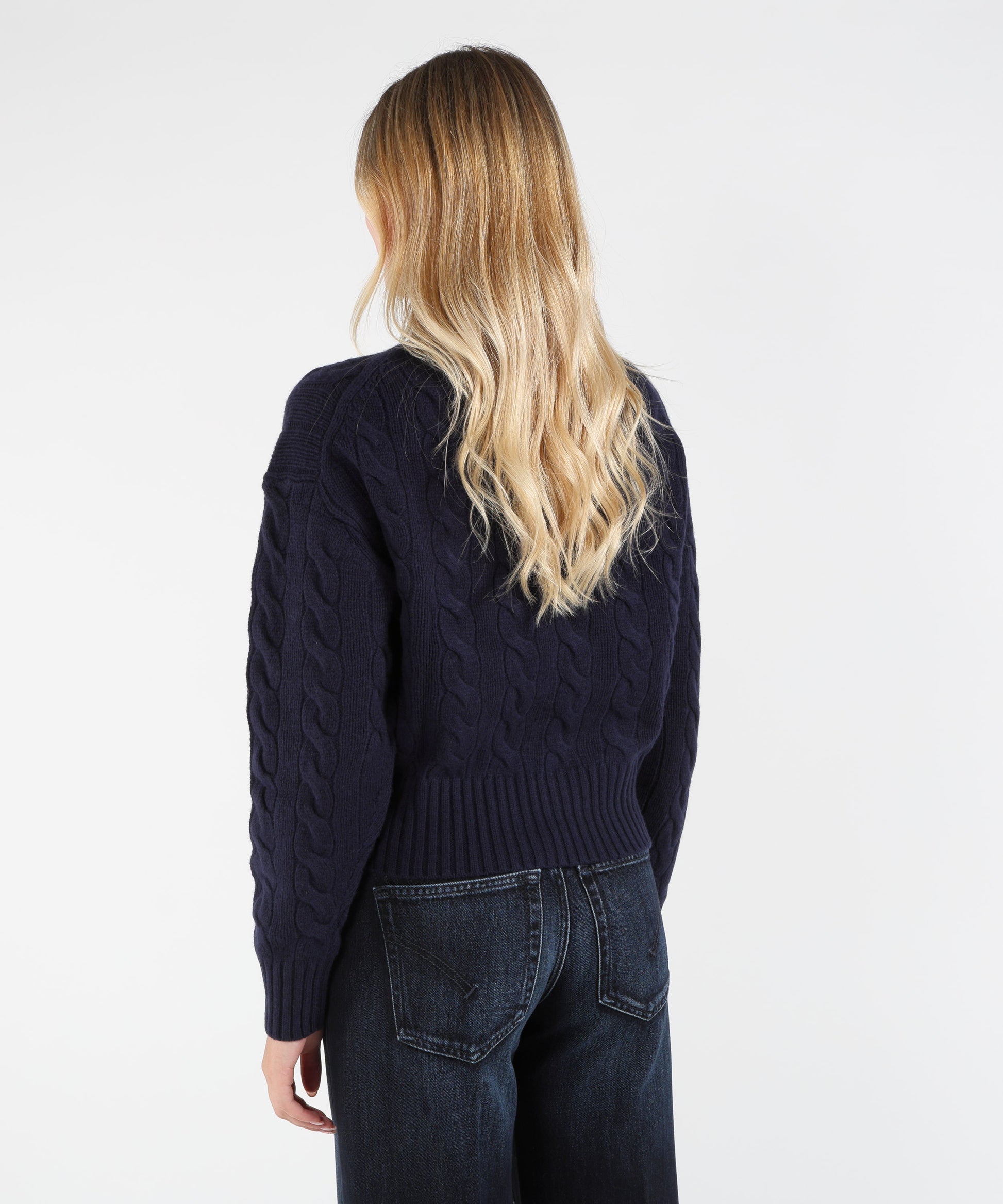 Pullovers POLO RALPH LAUREN Half-Zip Cable Knit Pullover Navy | POLO RALPH LAUREN