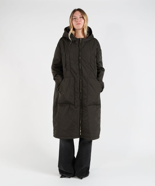 Giacche MAX MARA THE CUBE Parka Reversibile Imbottito Cameluxe Verde | MAX MARA THE CUBE