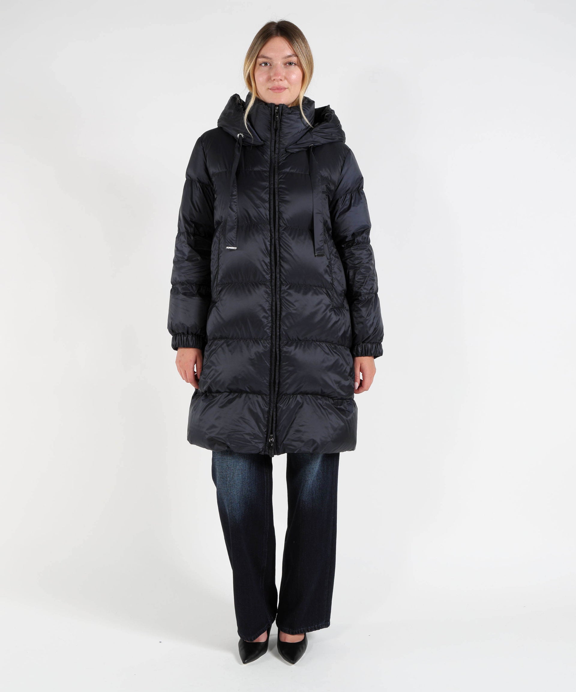 MAX MARA THE CUBE Imbottito Midi Trapuntato con Cappuccio Rimovibile