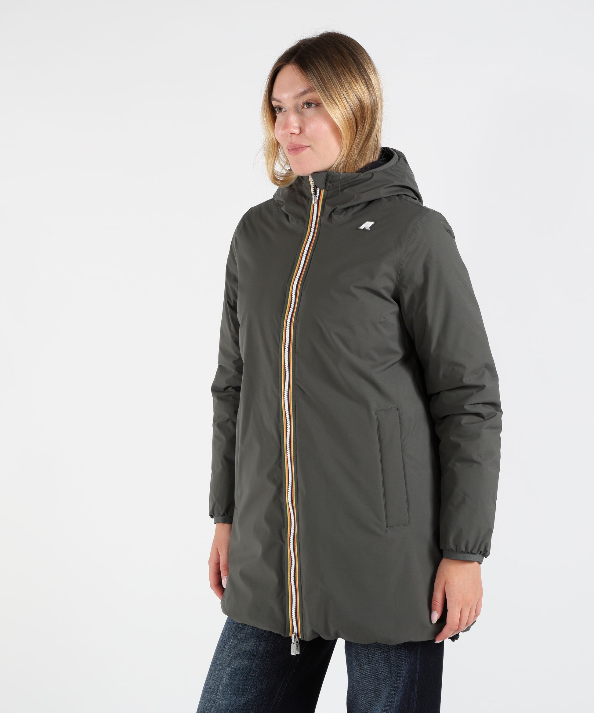 Parkas K-WAY Verde/blu | K-WAY
