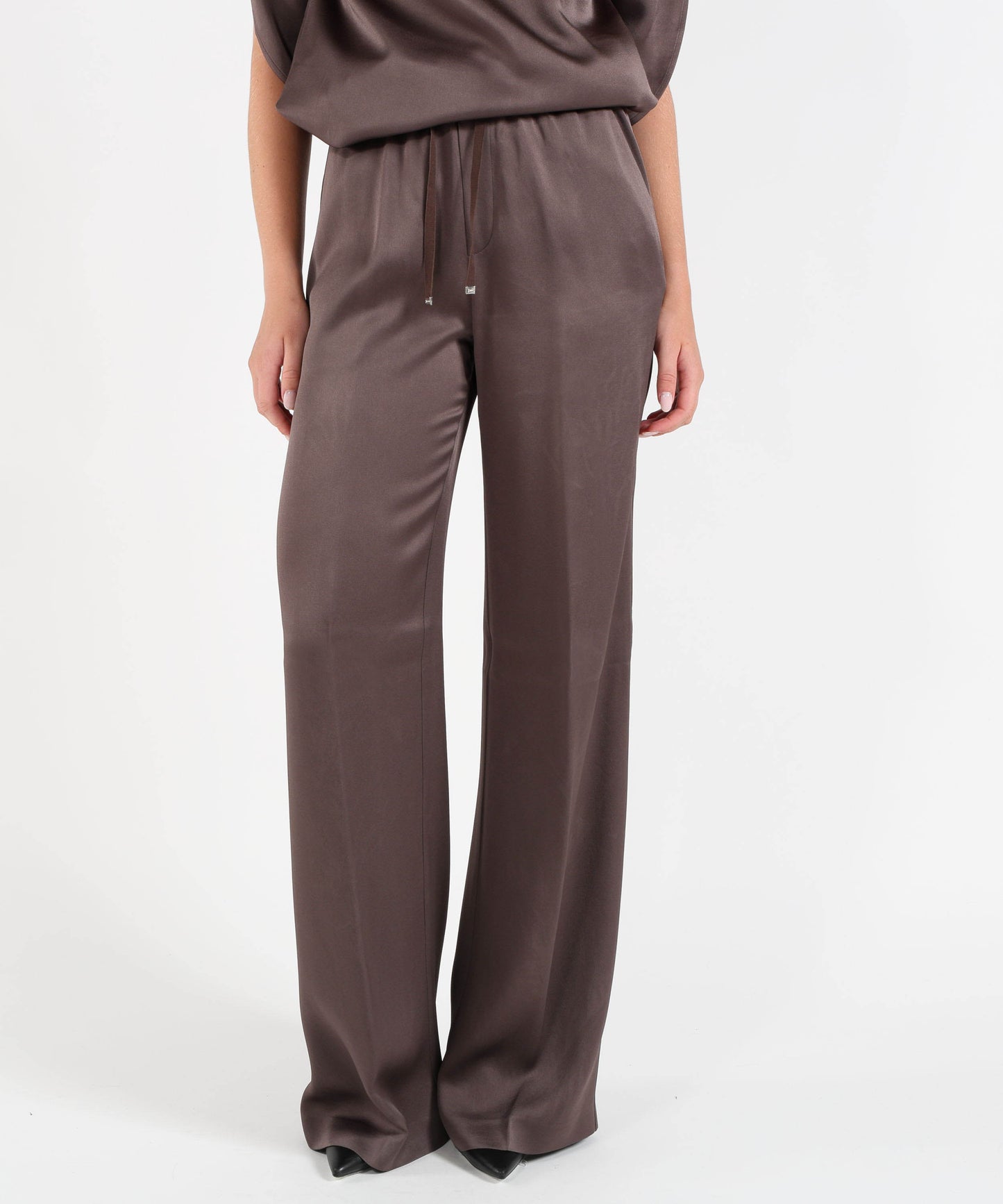 HERNO Resort Satin Trousers