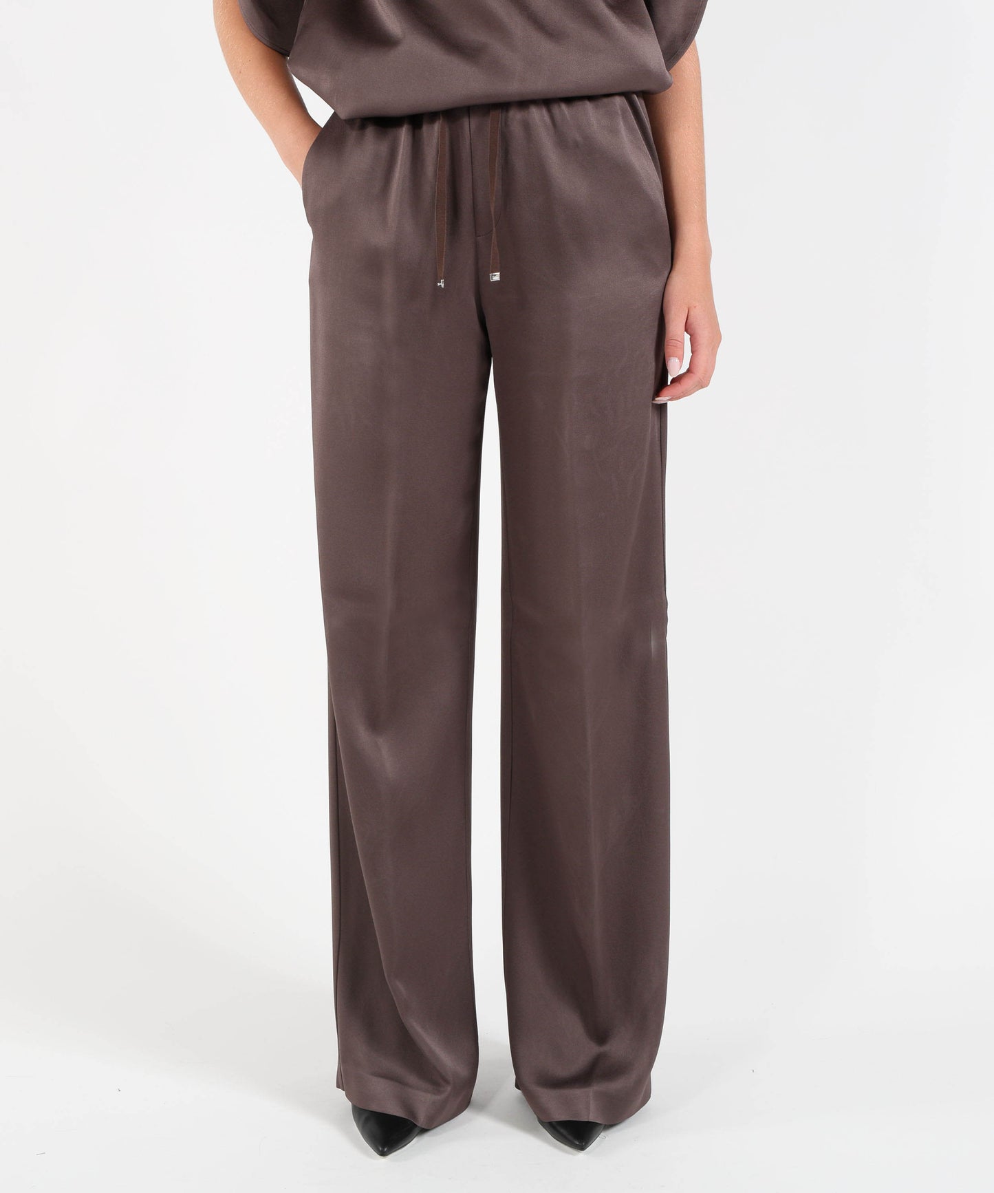 HERNO Resort Satin Trousers
