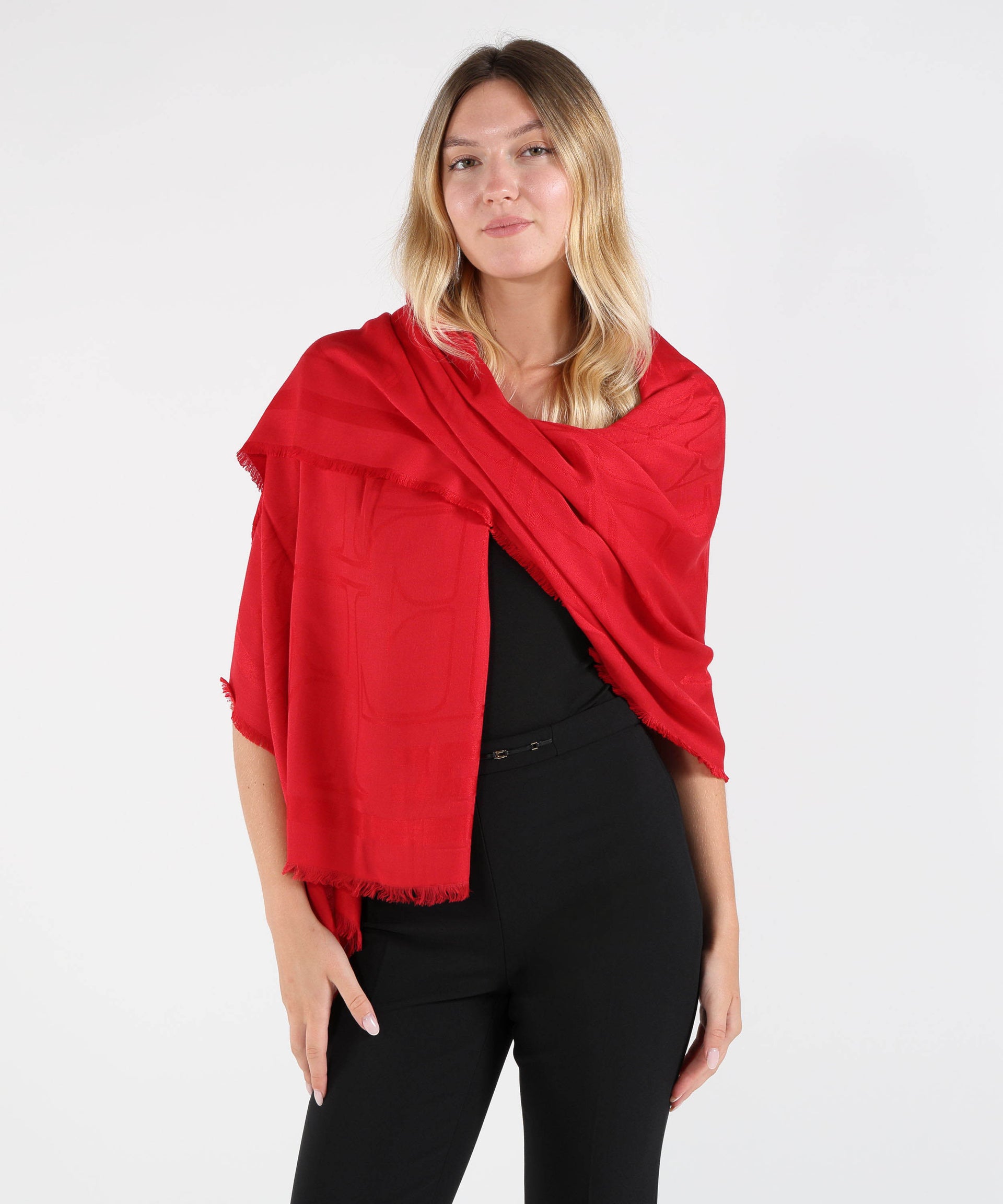 ELISABETTA FRANCHI Foulard in viscosa e modal
