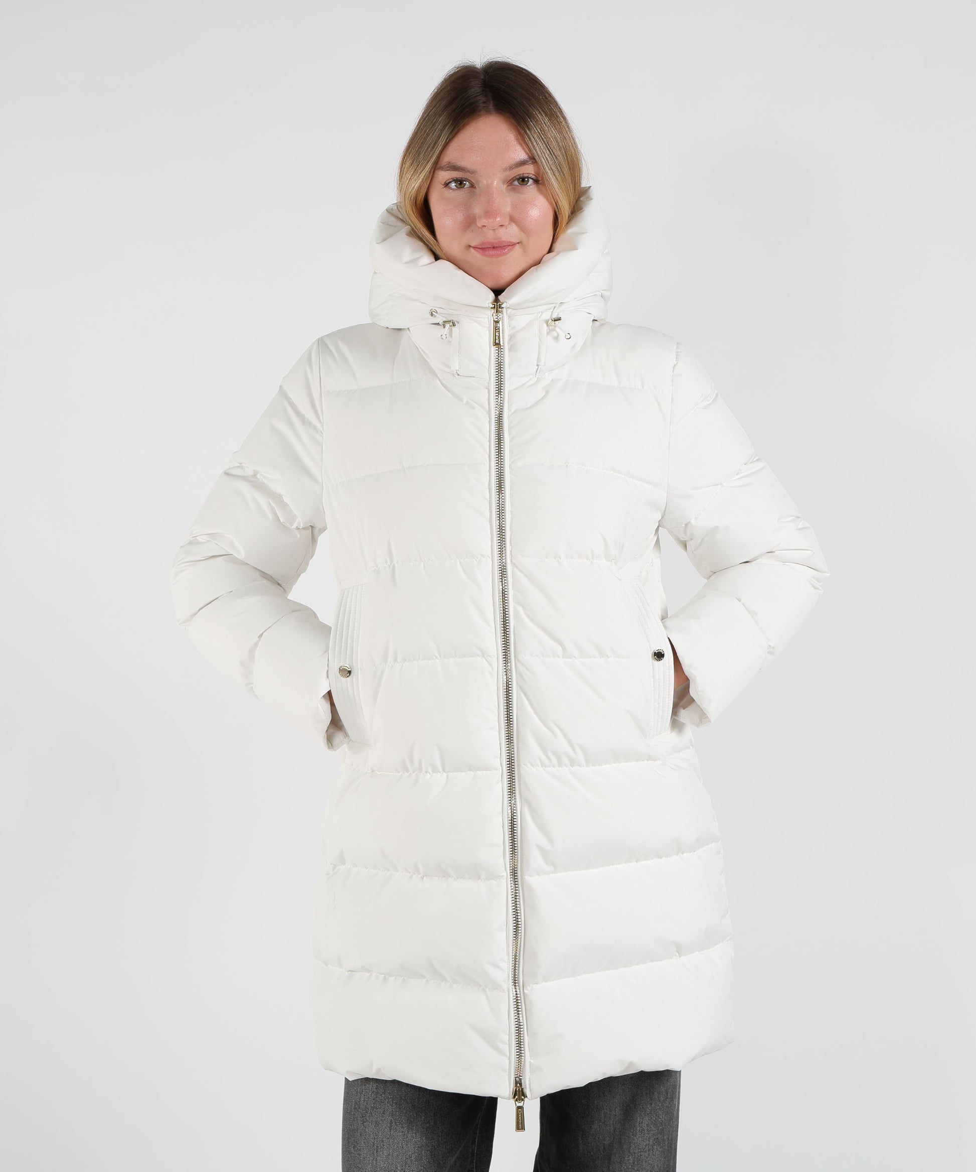 Puffer jackets MOORER Bianco | MOORER