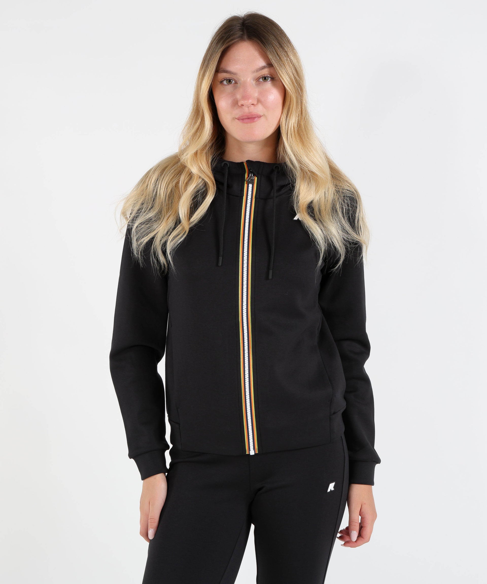 K-WAY Giacca Reversibile con Cappuccio