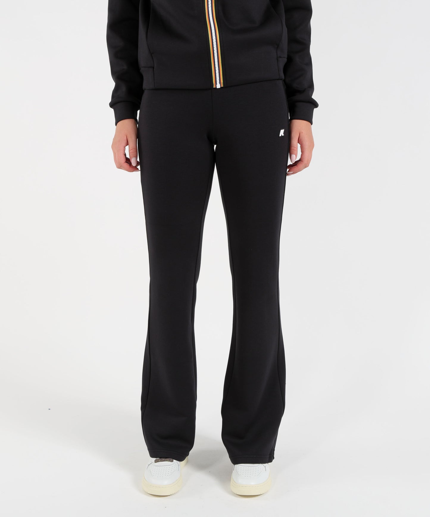K-WAY Pantaloni Wide Leg in Felpa