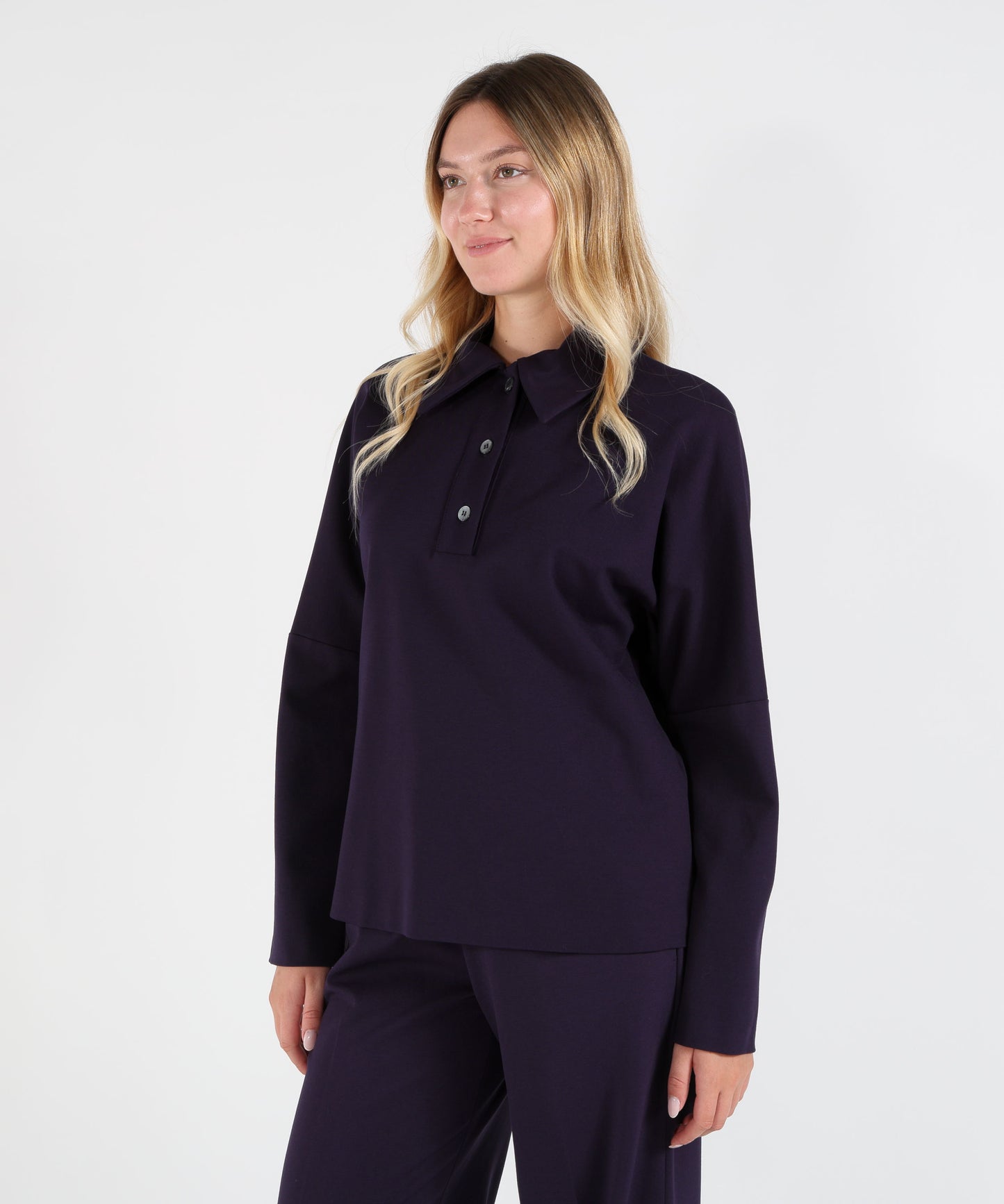 LIVIANA CONTI Maglia Blusa Miranda punto Milano modello polo