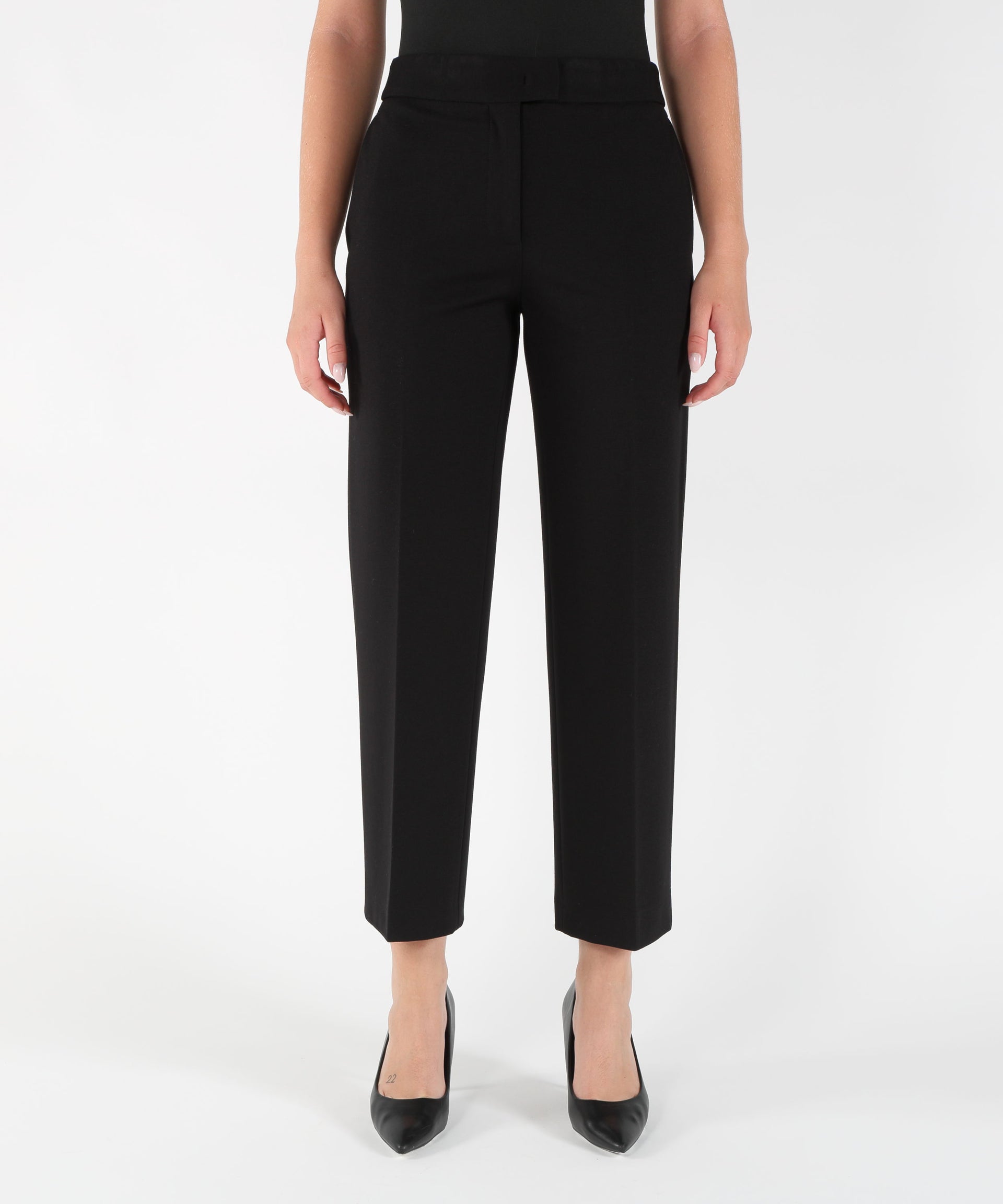LIVIANA CONTI Pantaloni Dritti con Piega Stirata