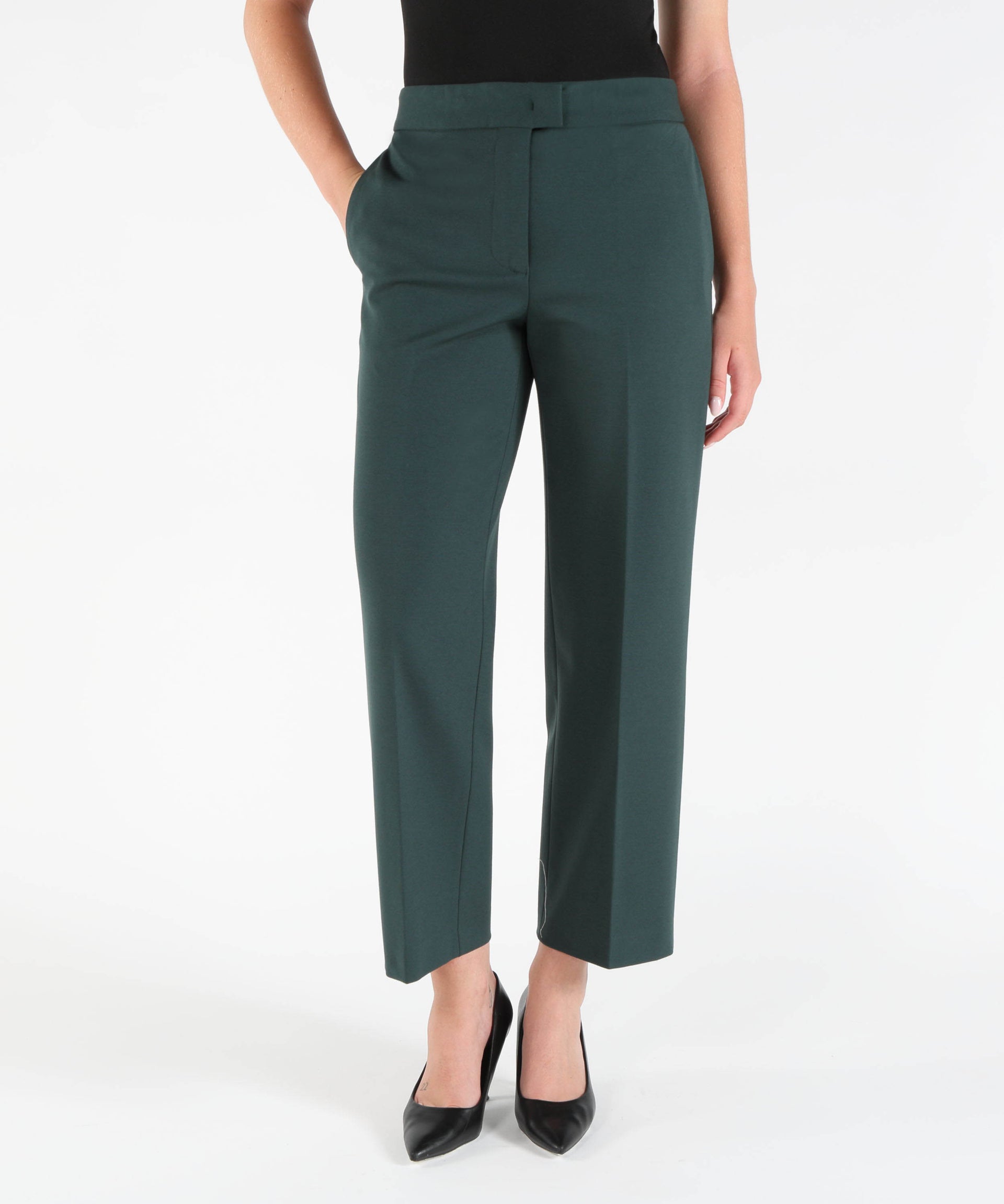 LIVIANA CONTI Pantaloni Dritti con Piega Stirata