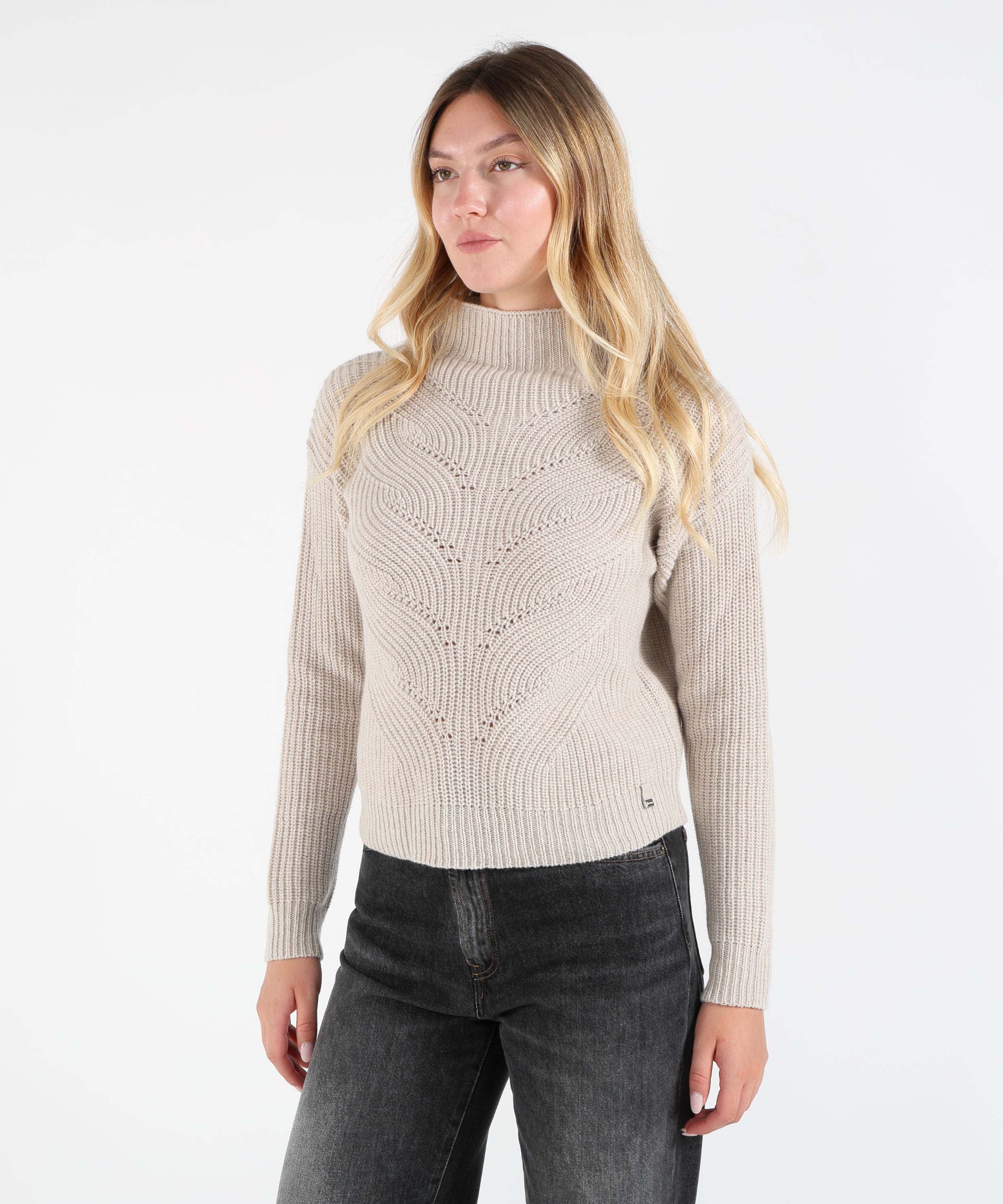 Maglie HERNO Maglione in Lana a Collo Alto Chantilly | HERNO