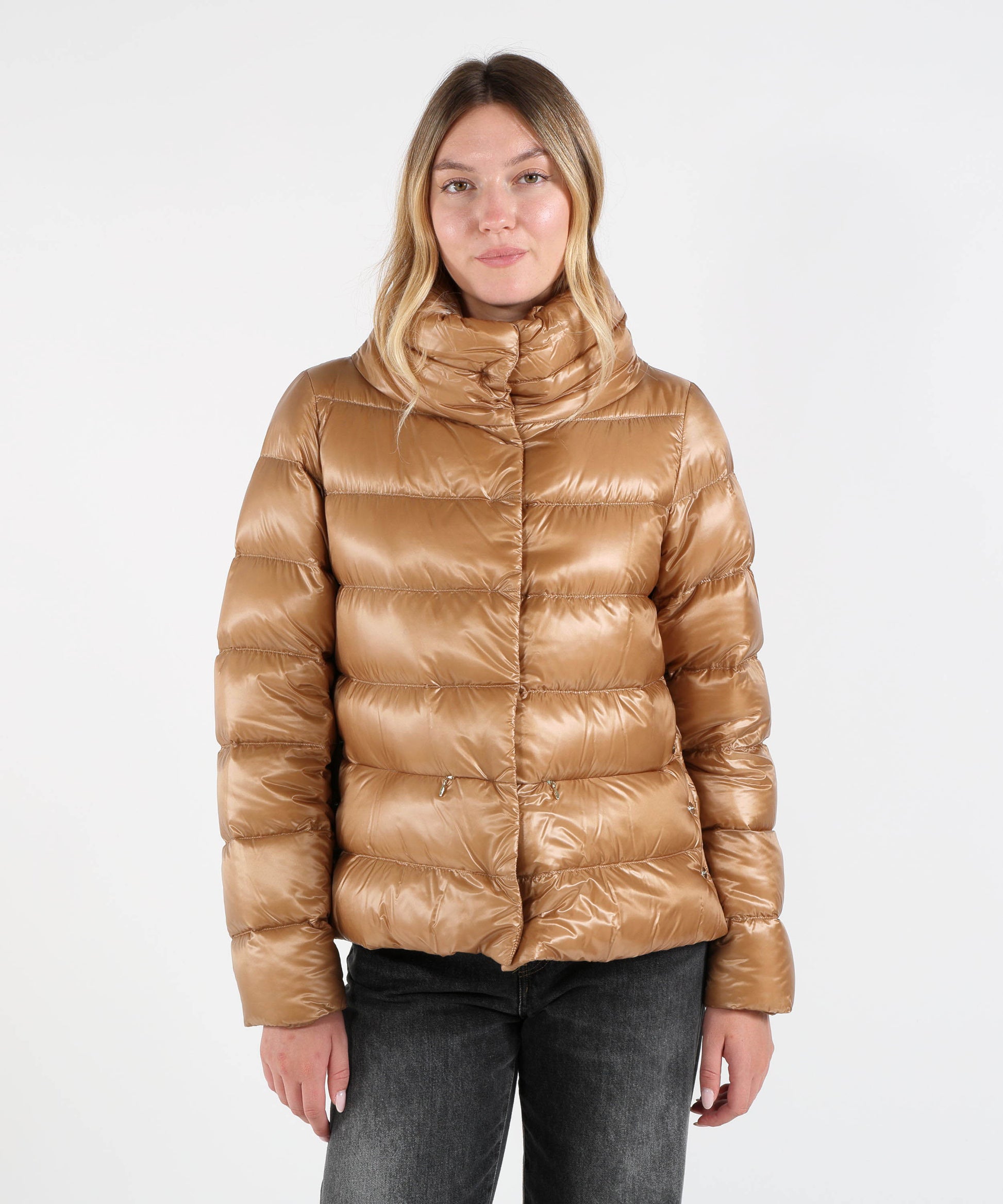 Piumini HERNO Cappa trapuntata Cammello | HERNO