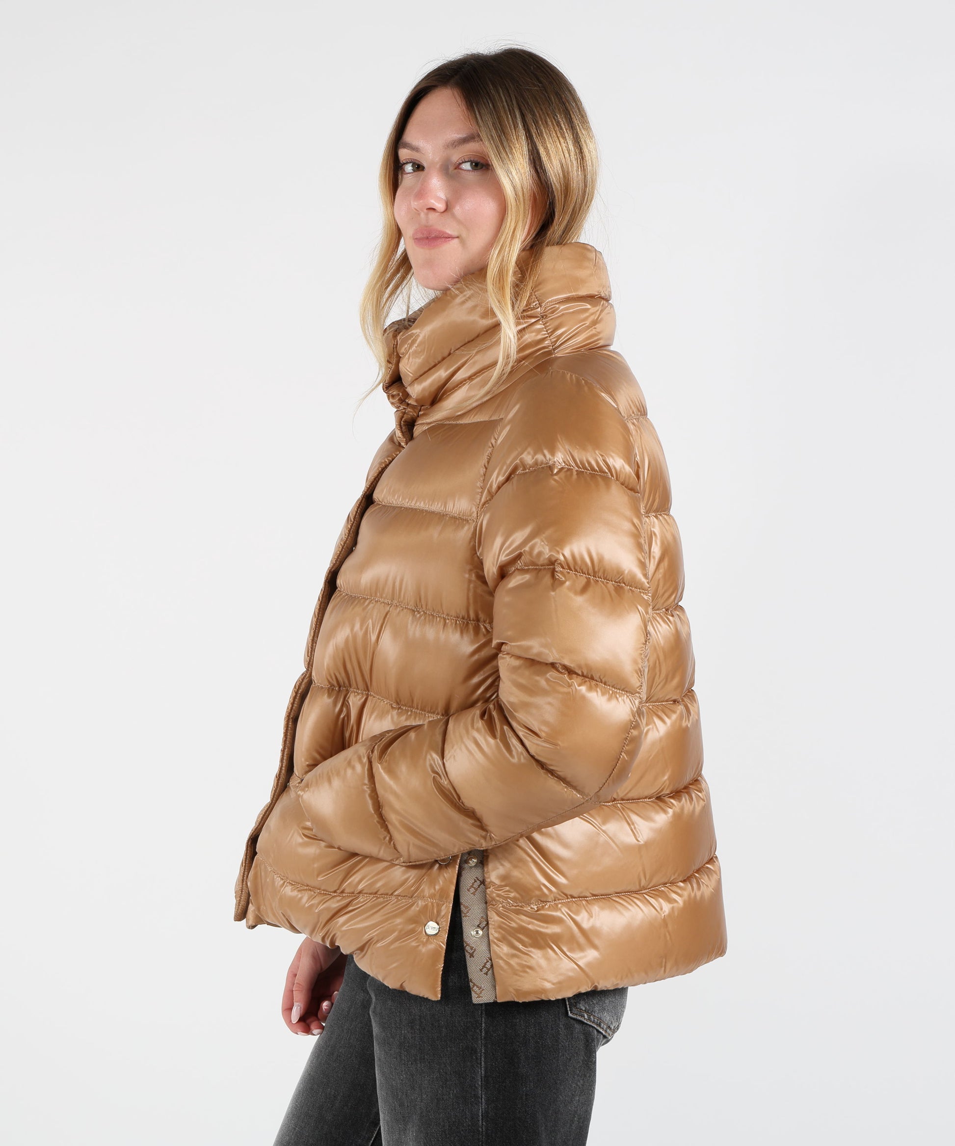 Piumini HERNO Cappa trapuntata Cammello | HERNO