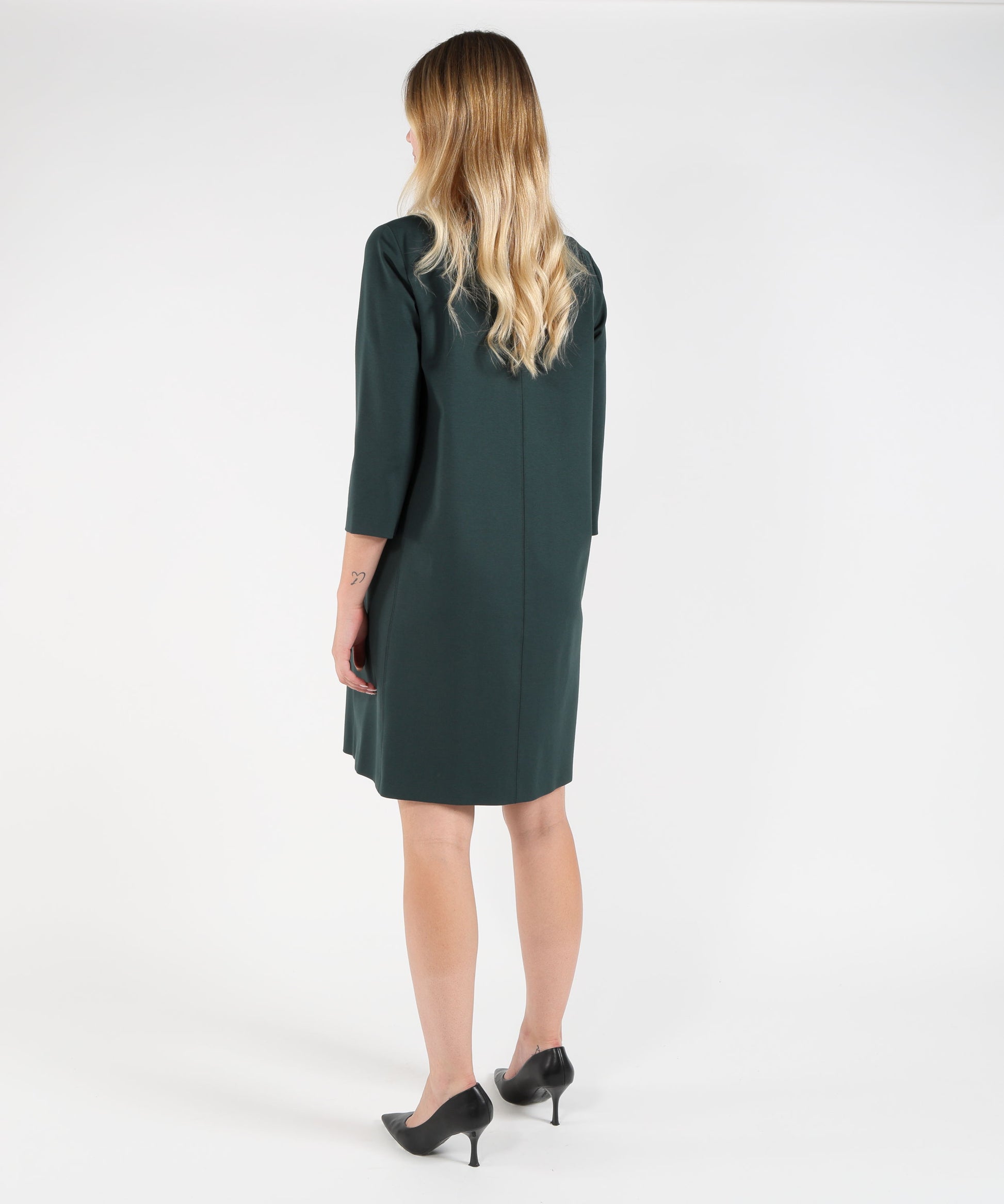 Abiti LIVIANA CONTI Abito Midi con Maniche 3/4 Verde | LIVIANA CONTI