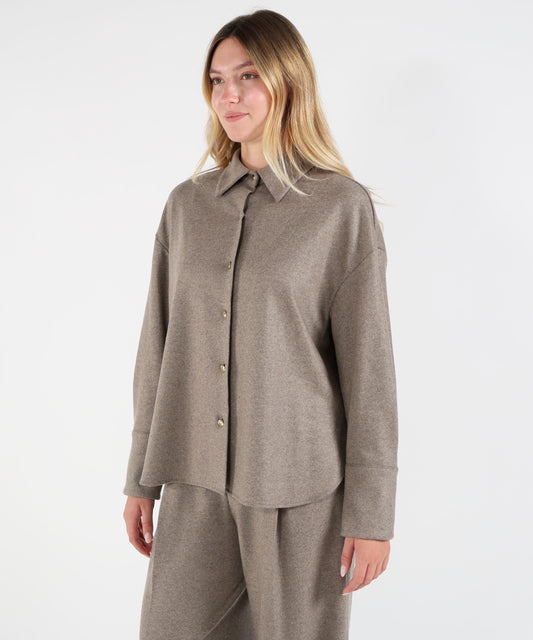 Camicie LIVIANA CONTI Camicia danica Tortora | LIVIANA CONTI