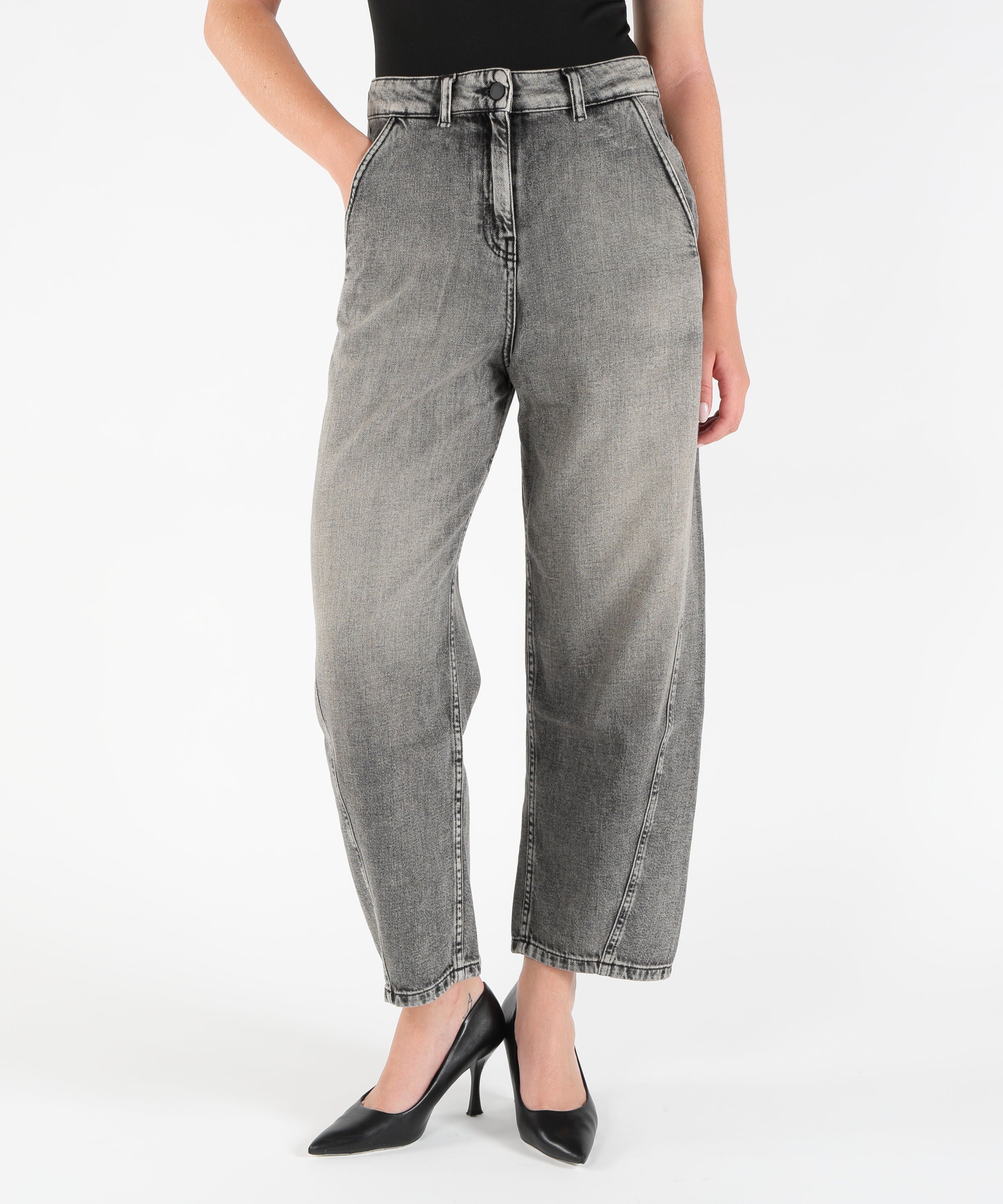 Jeans LIVIANA CONTI Jeans logan Grigio | LIVIANA CONTI