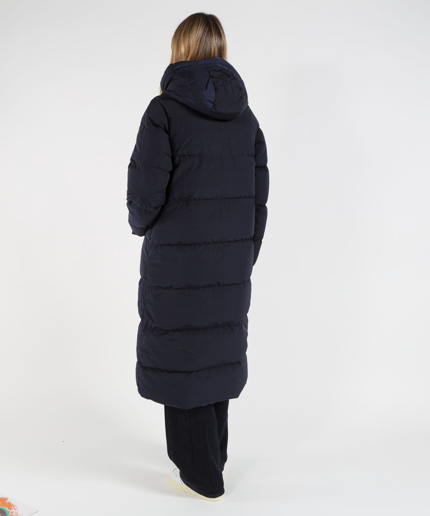 K-WAY Parka Lungo con Cappuccio e Interno in Pelliccia
