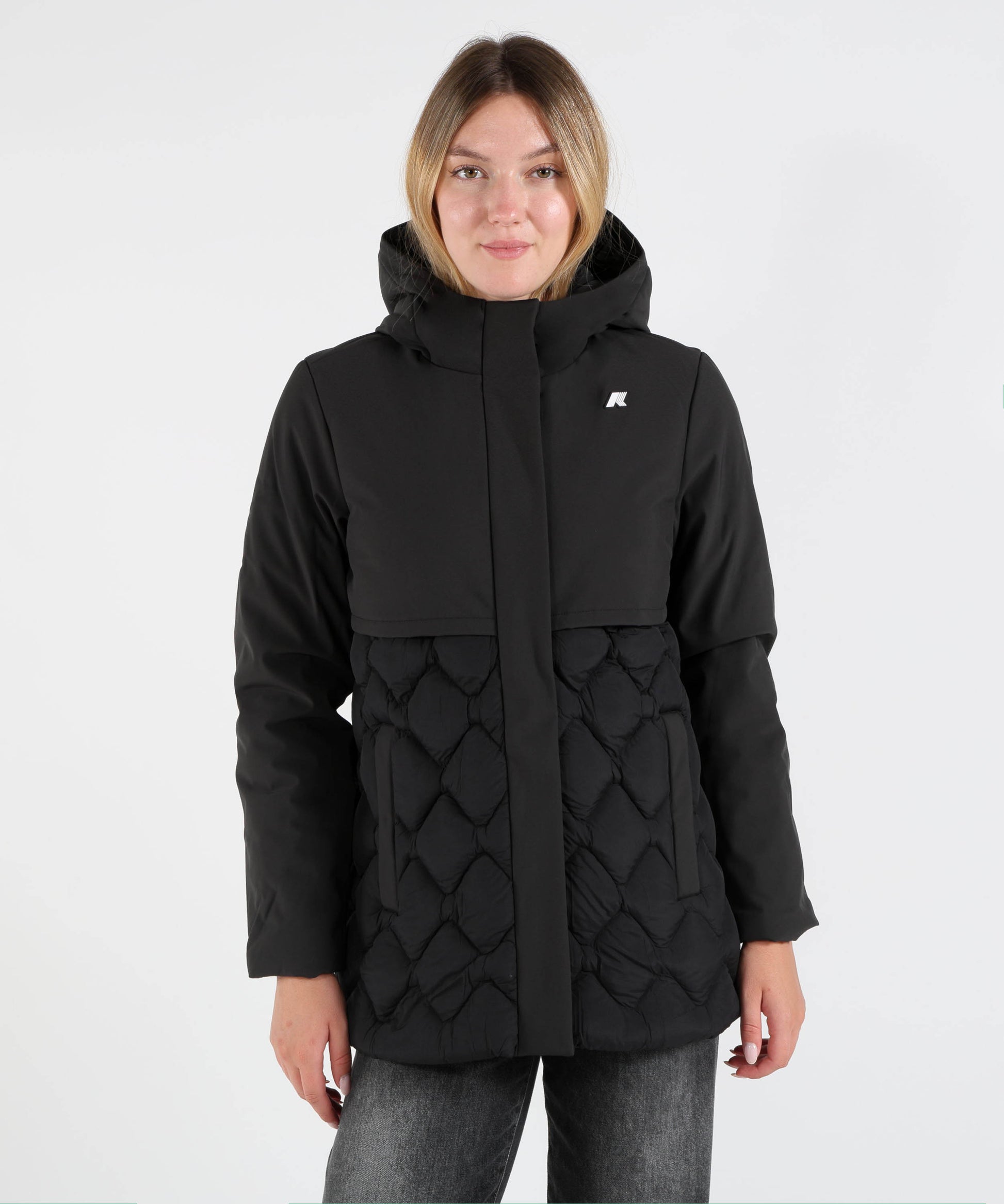 Parka K-WAY SIPHANE HYBRID WARM SHELL Nero | K-WAY