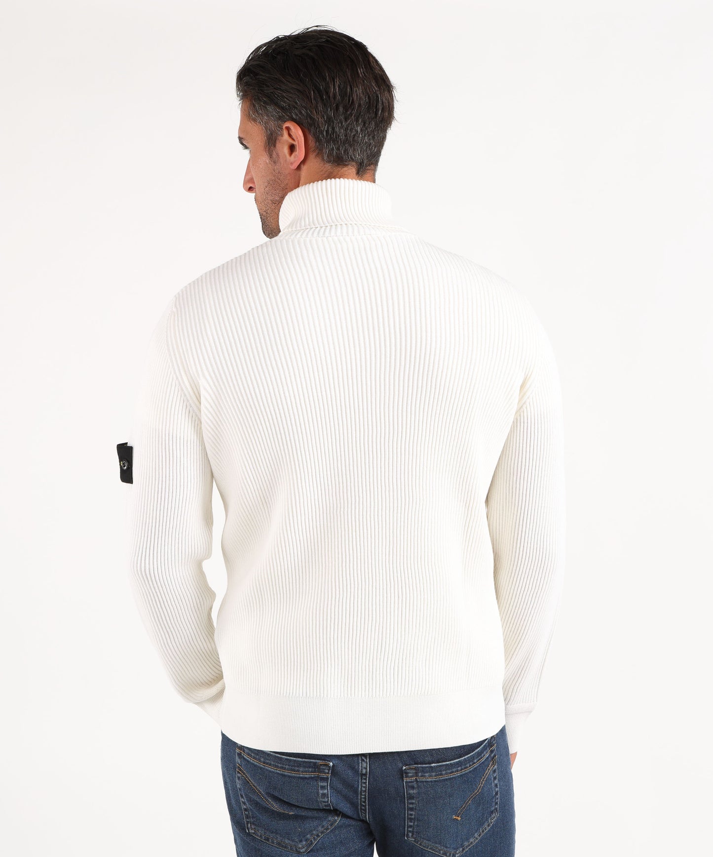 STONE ISLAND FULL RIB RWS WOOL
Maglione dolcevita finemente rifinito a costine