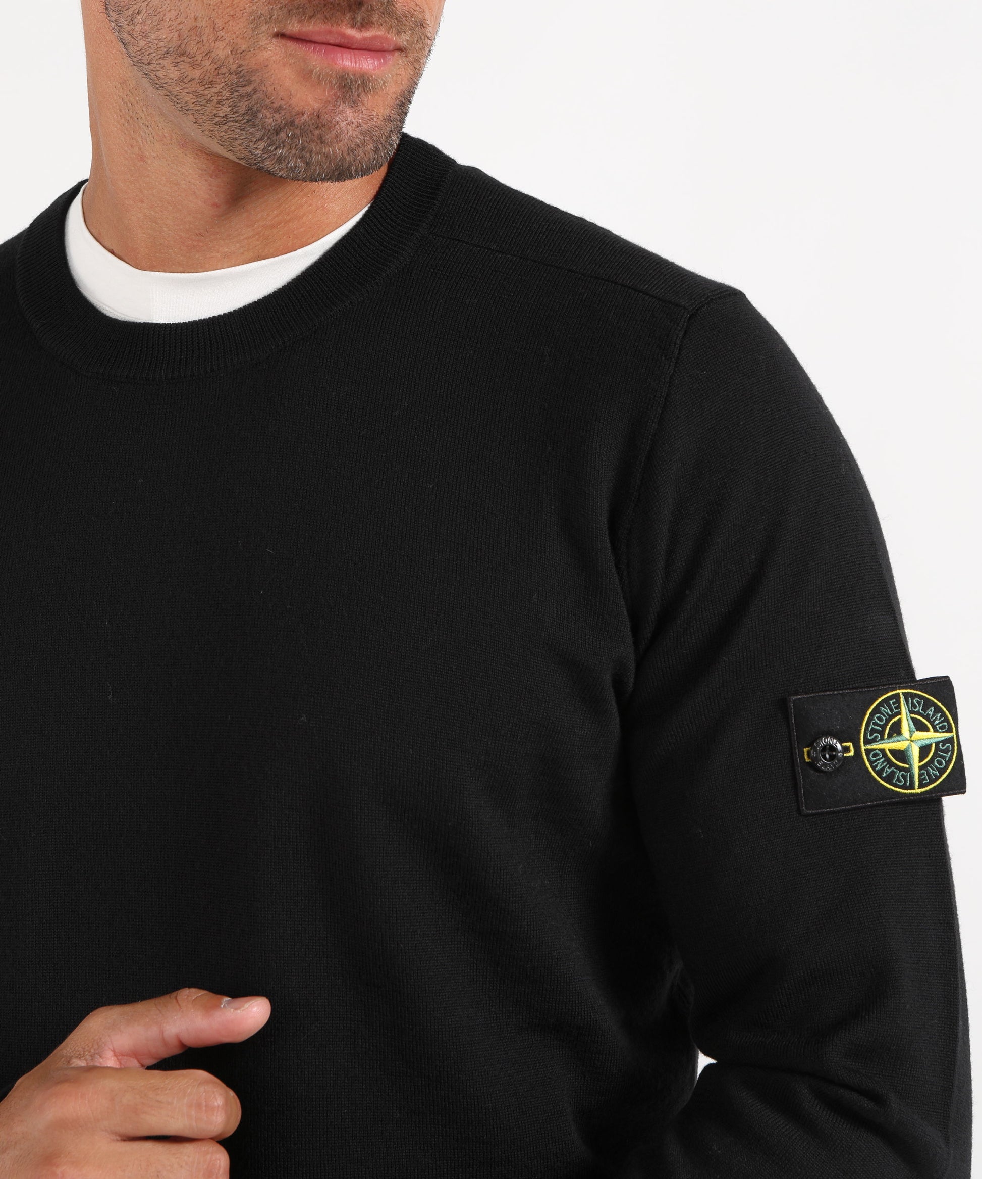 Maglie STONE ISLAND Maglia girocollo Nero | STONE ISLAND