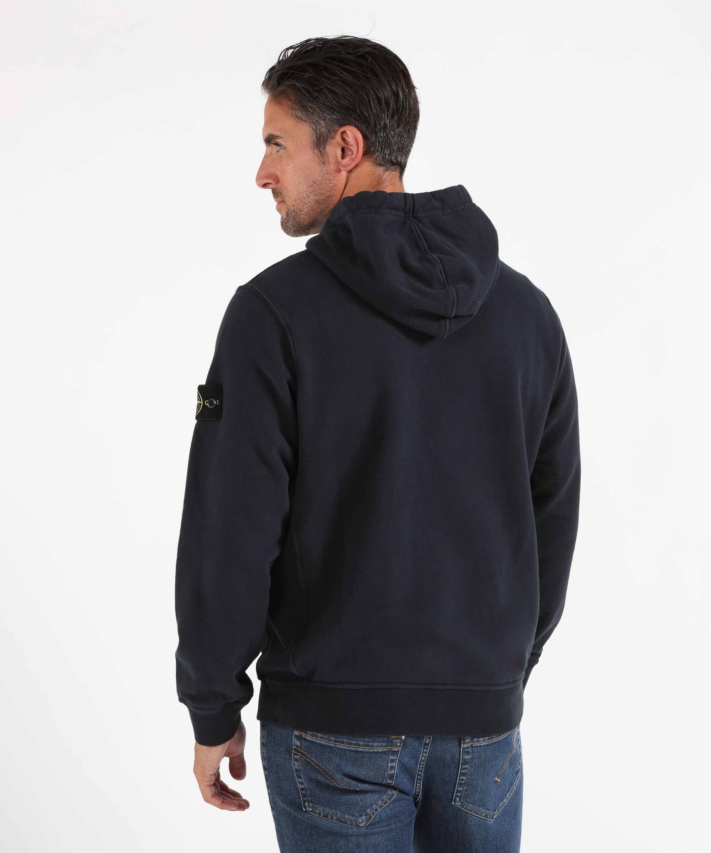 STONE ISLAND BRUSHED ORGANIC COTTON FLEECE
Felpa vestibilità regular con cappuccio e polsini con foro per il pollice