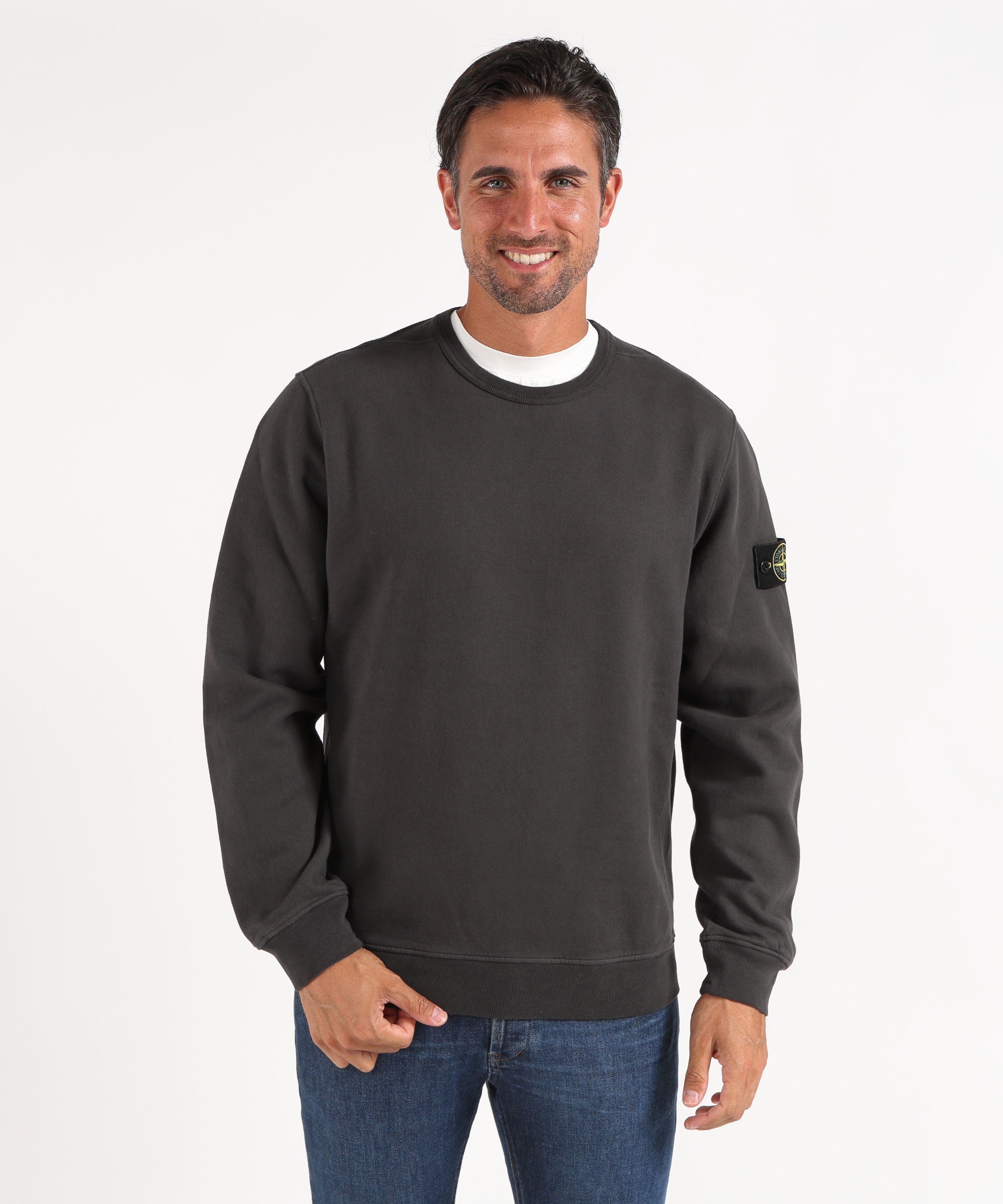 Felpe STONE ISLAND BRUSHED ORGANIC COTTON FLEECE
Felpa girocollo vestibilità regular con inserti a costine Grigio | STONE ISLAND
