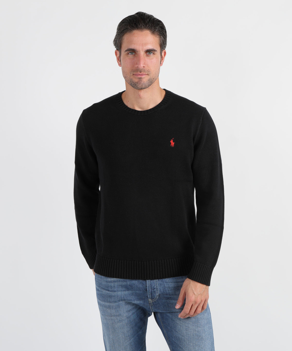 Knitwear POLO RALPH LAUREN  long sleeve sweater Nero | POLO RALPH LAUREN