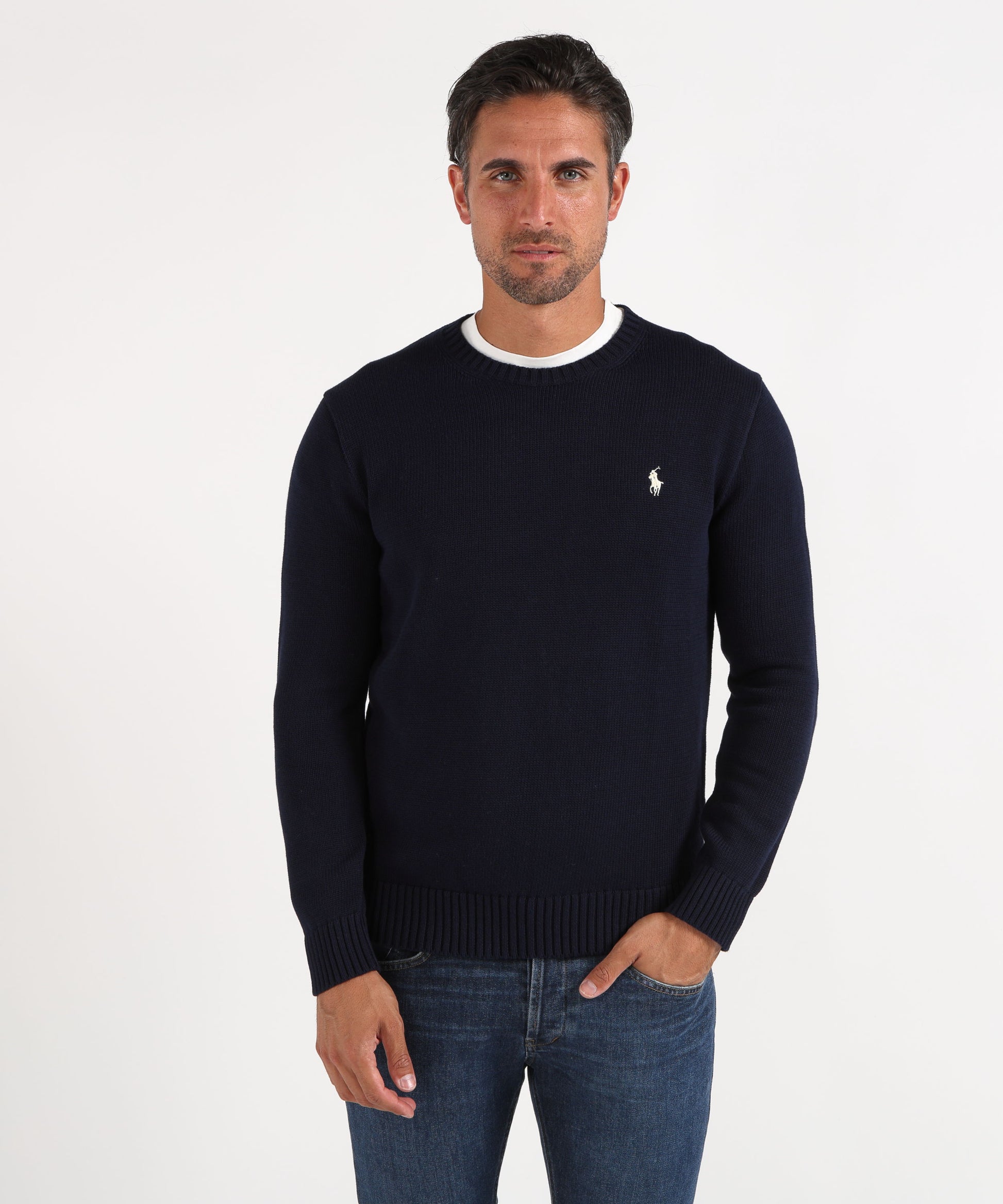 Maglie POLO RALPH LAUREN long sleeve sweater Navy | POLO RALPH LAUREN