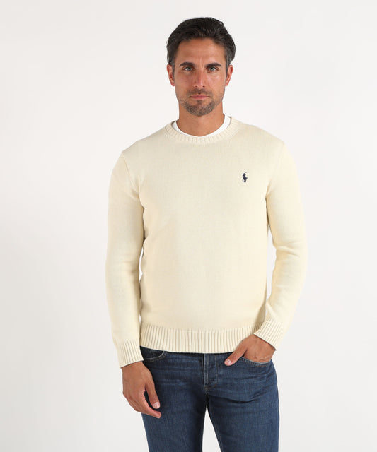 Maglie POLO RALPH LAUREN long sleeve sweater Crema | POLO RALPH LAUREN