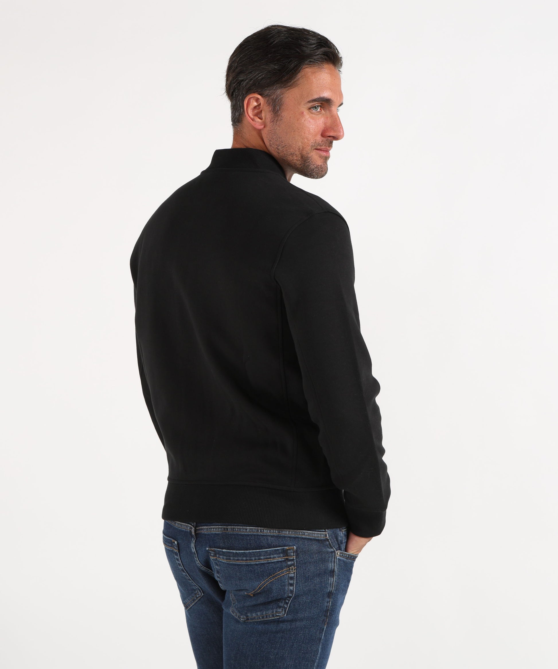 Felpe POLO RALPH LAUREN Bomber in doppia maglia Nero | POLO RALPH LAUREN