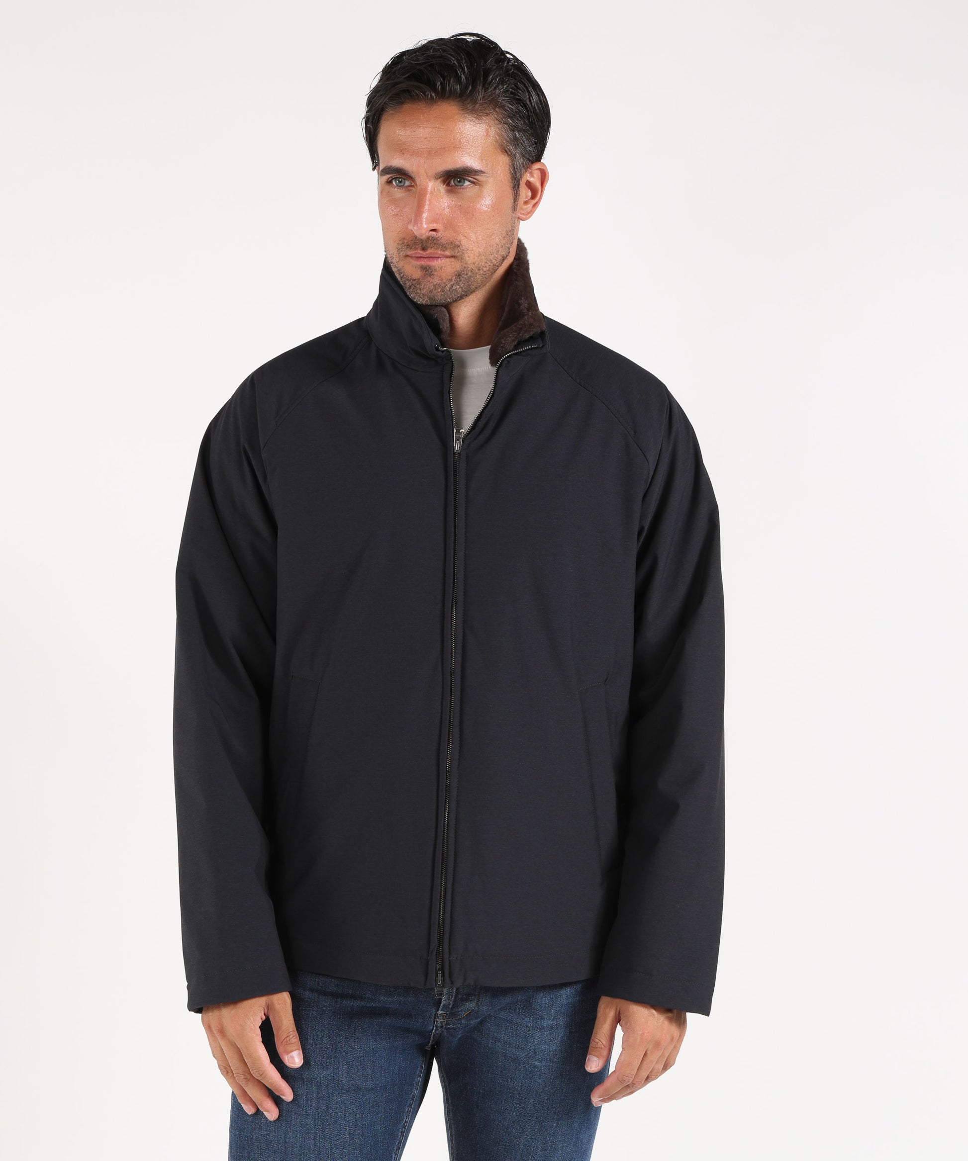 Giubbotti HERNO LONG-SLEEVED CASUAL JACKET Blu | HERNO